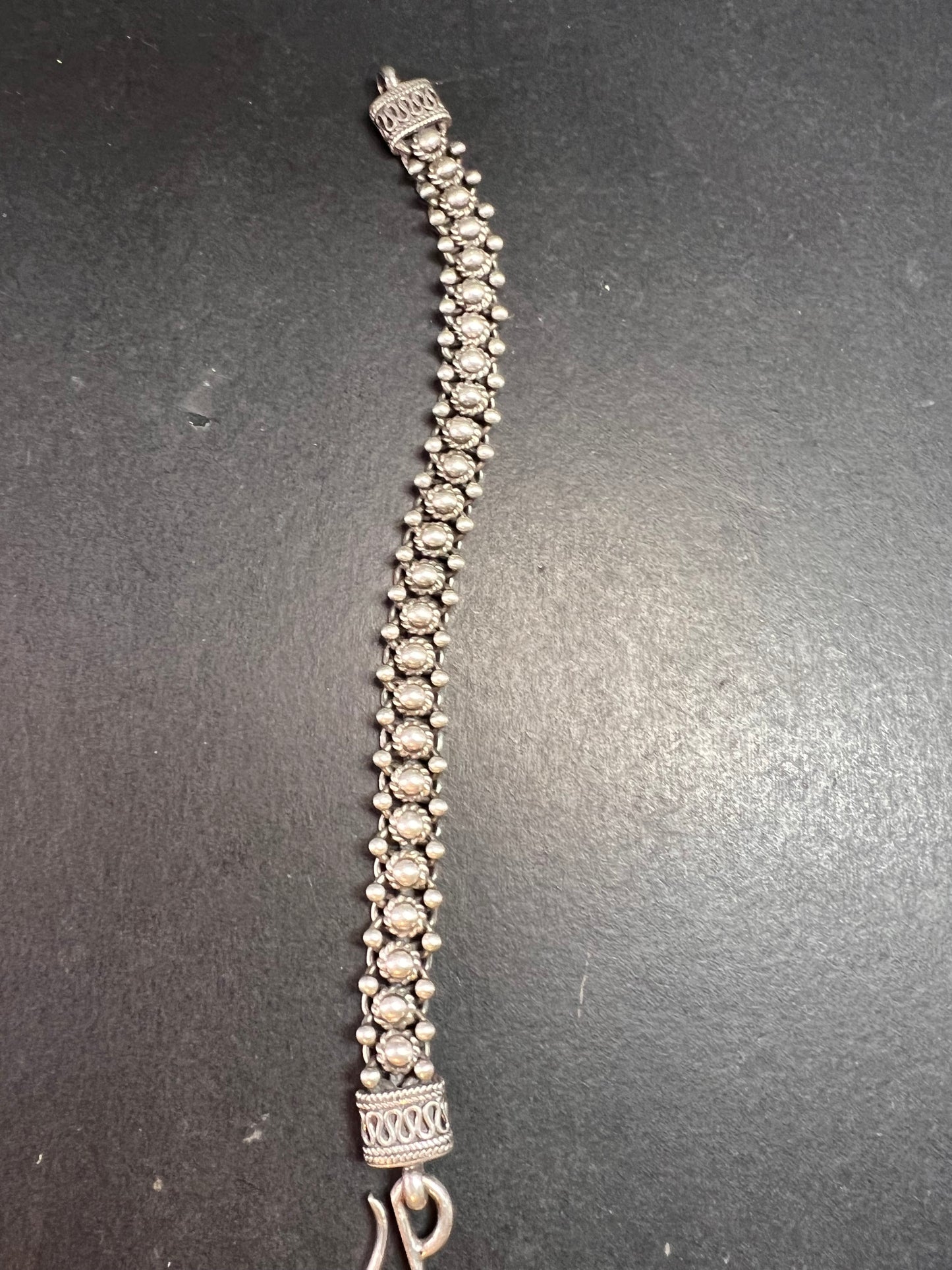 Vintage Suarti Bali sterling silver bracelet 7.75 inch