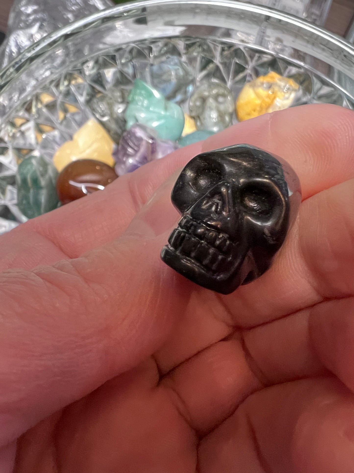 Mini crystal skulls