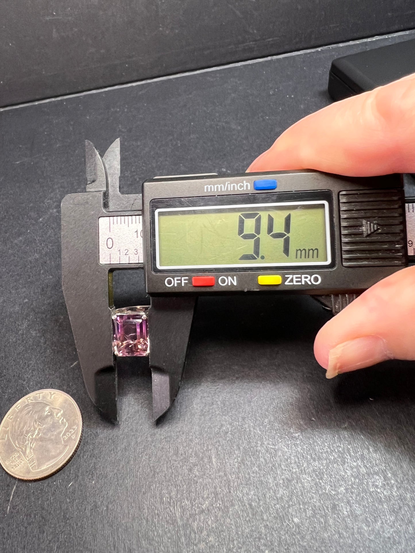 NEW ametrine and topaz sterling silver ring size 11