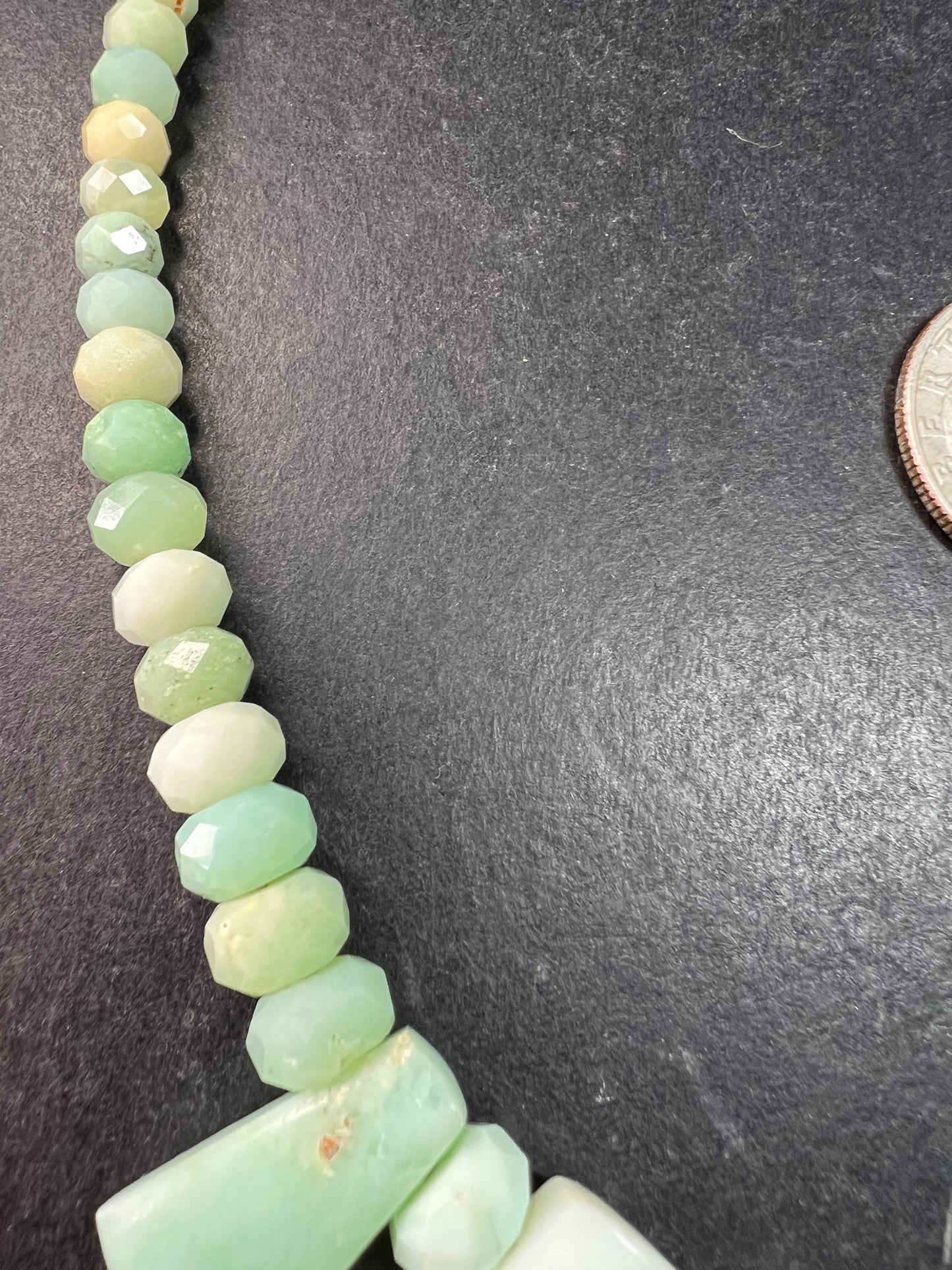 Jay King Chrysoprase Sterling Silver Necklace 18in w Ext