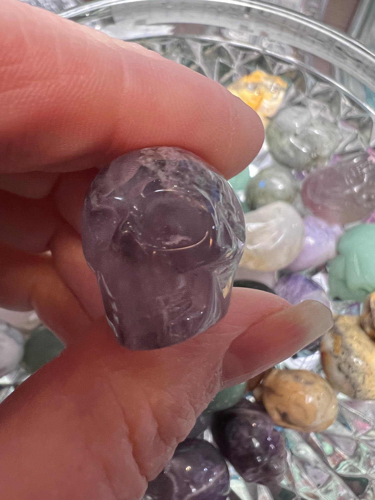 Mini crystal skulls