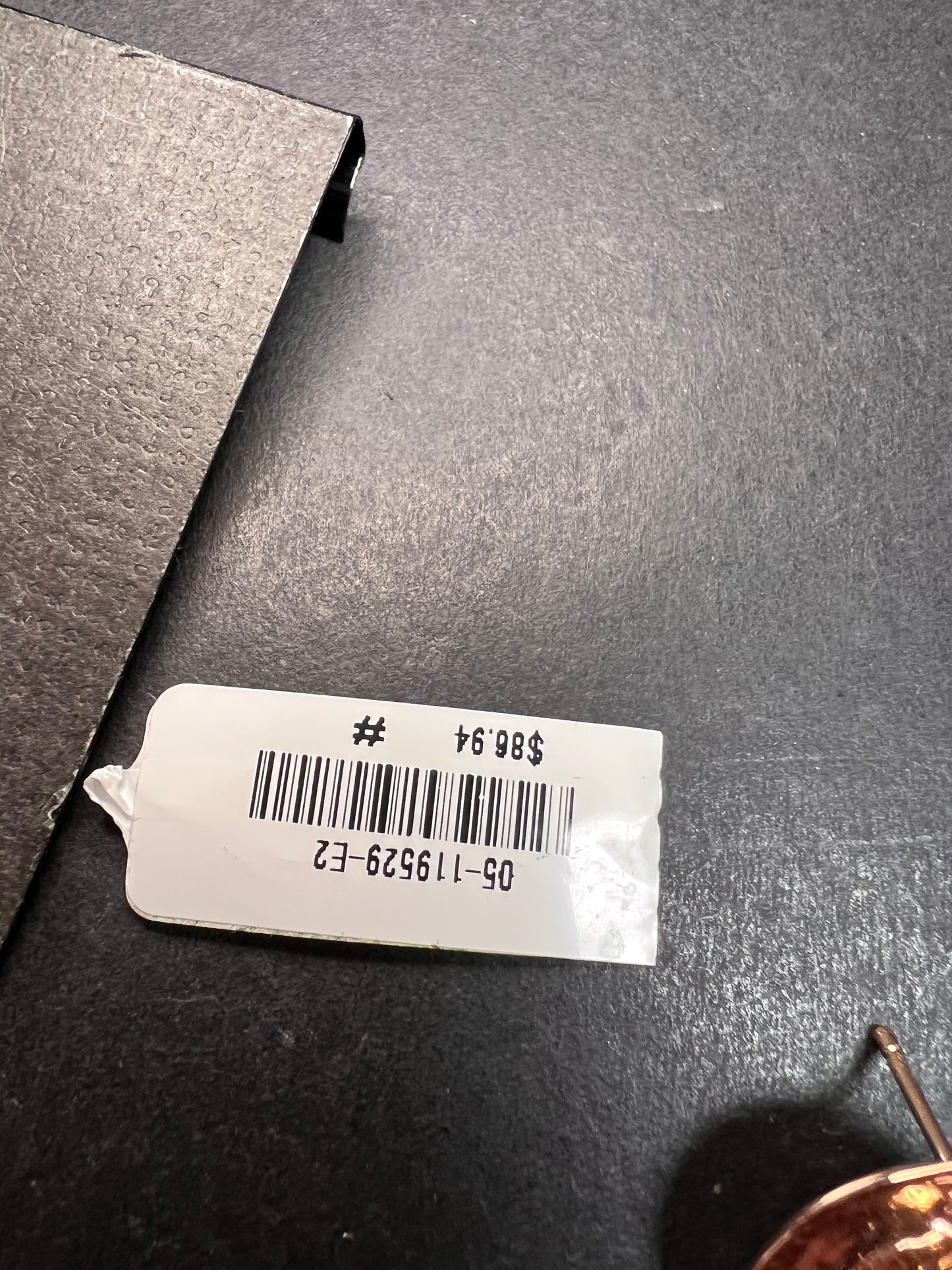 NEW Nate & Etan charoite earrings in rose gold over bronze