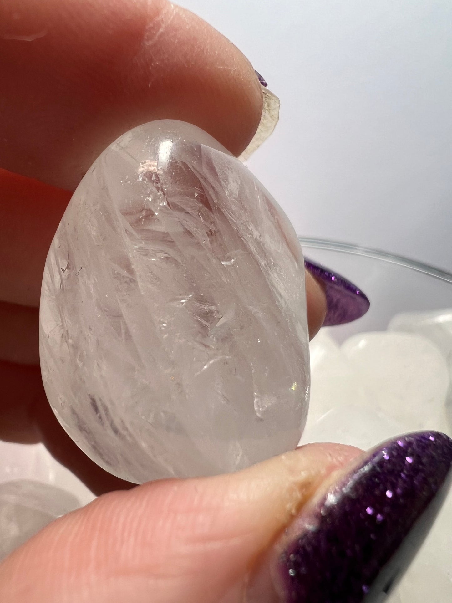 Girasol \ moon quartz quartz tumble