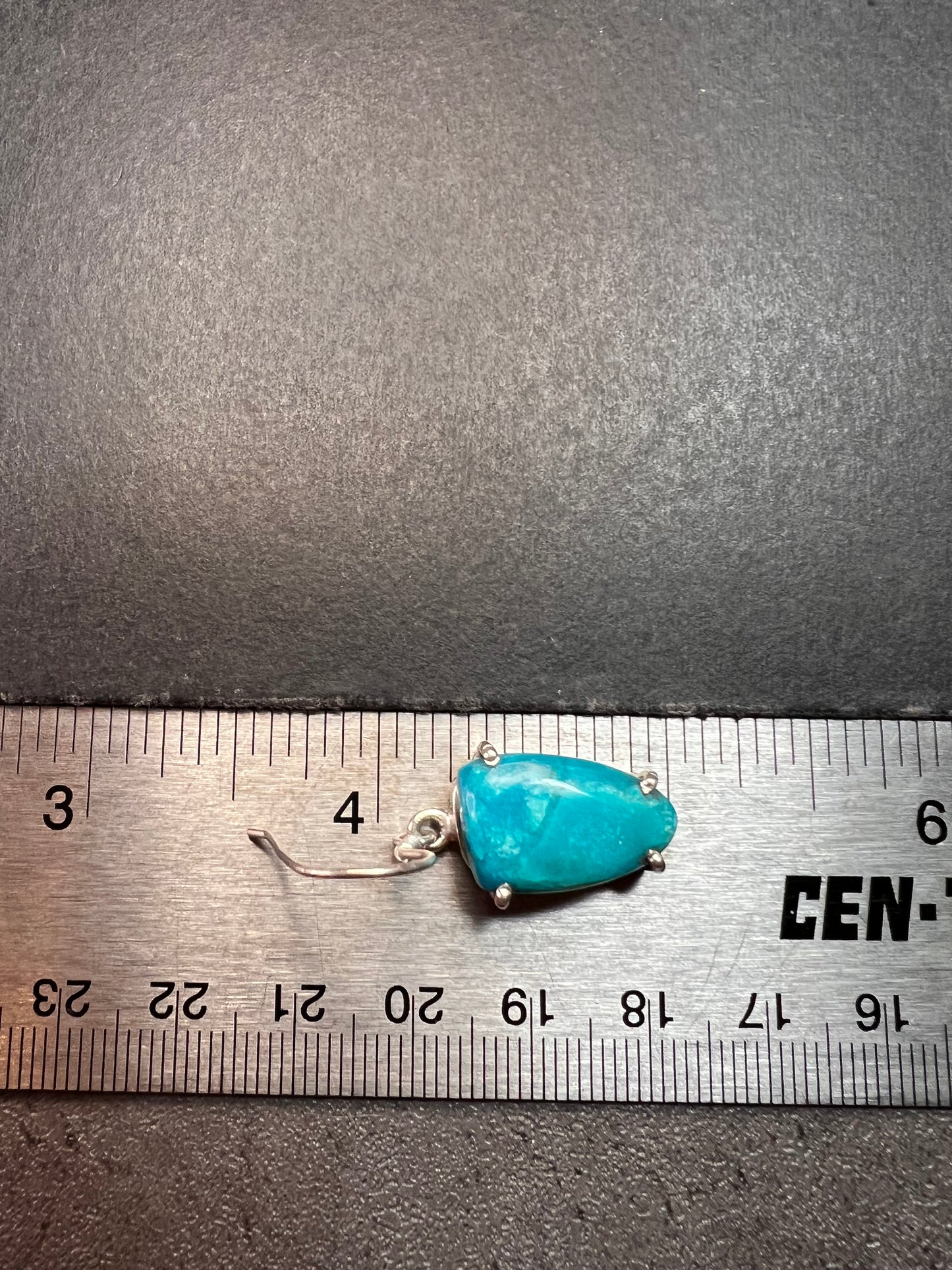 NEW Peruvian opalina sterling silver dangle earrings