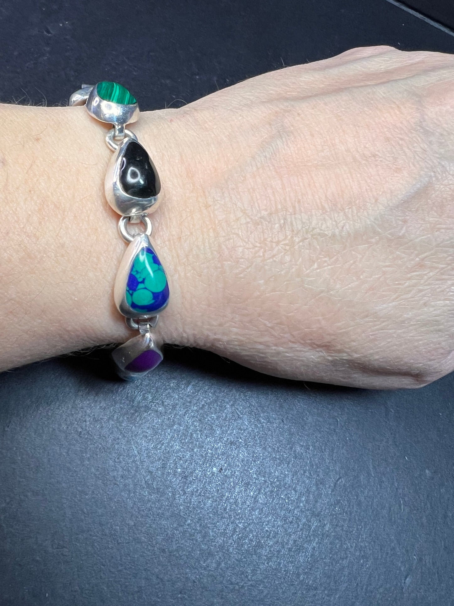 Vintage Taxco Mexico Sterling silver bracelet