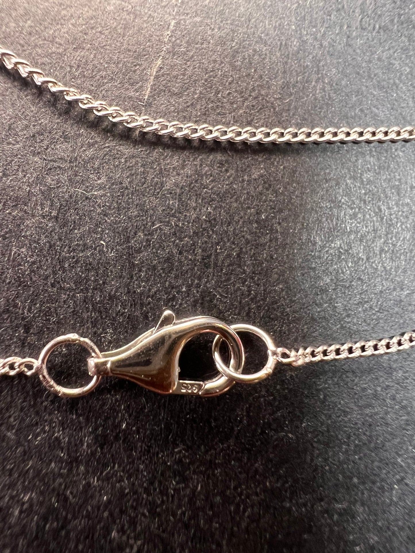 NEW Yellow jade cherry blossom pendant necklace in sterling silver