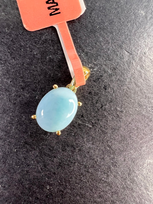 10k gold larimar pendant *NEW*