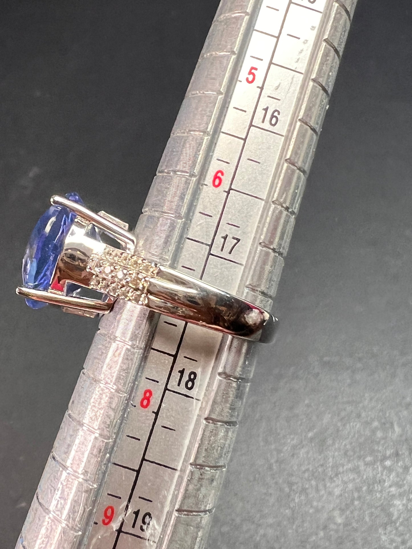 NEW color change fluorite sterling silver ring size 7