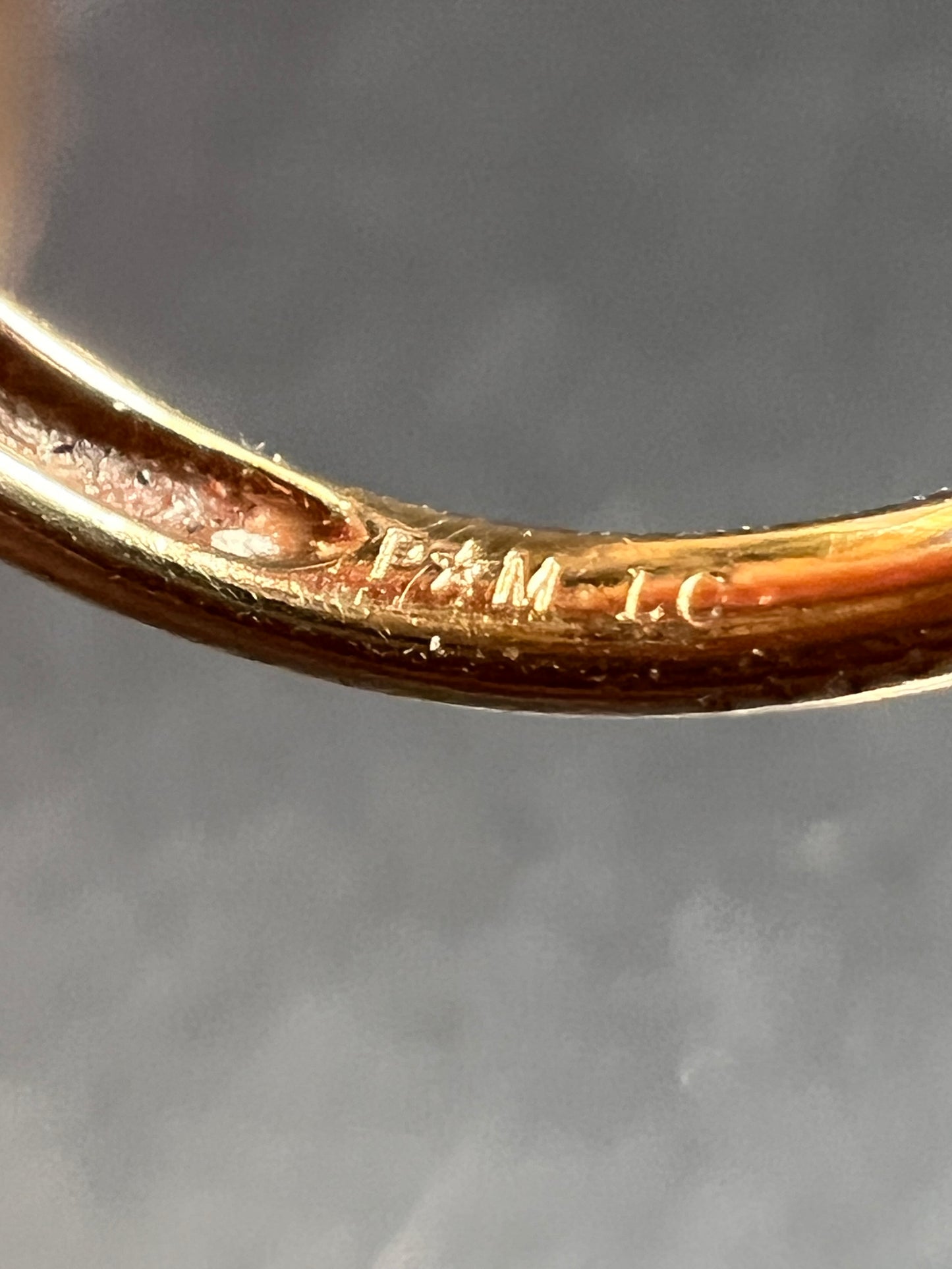 Lab Ruby and topaz halo ring in gold over sterling silver size 7