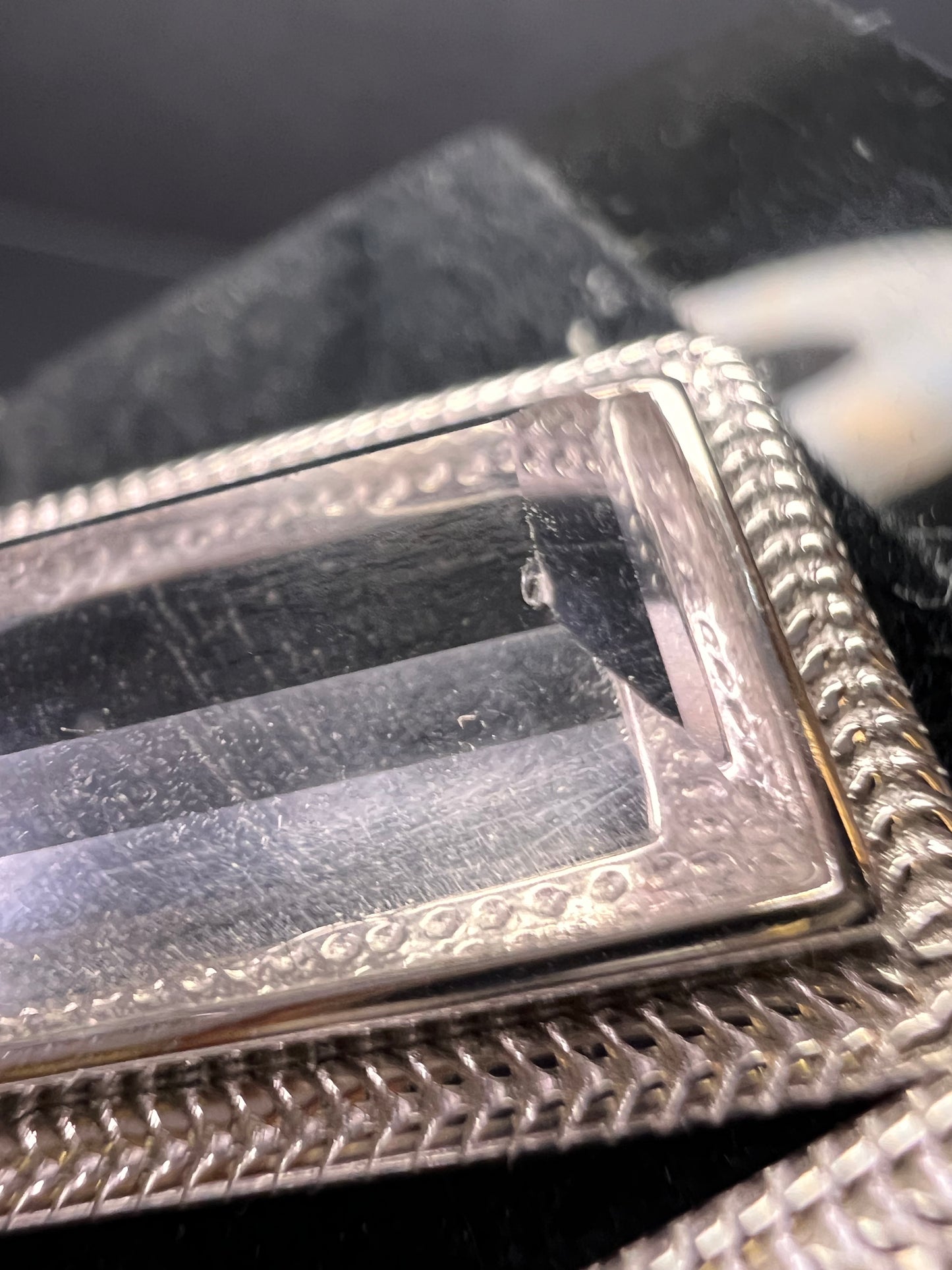 NEW clear quartz gemstone sterling silver earrings