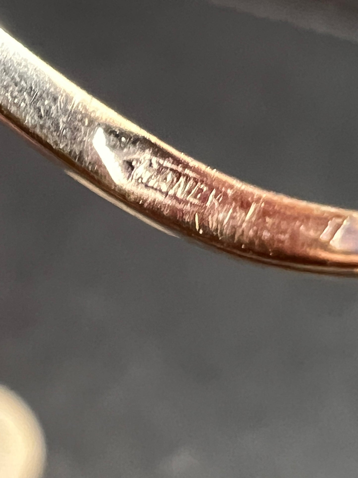 Vintage 14k white gold star ruby ring size 6