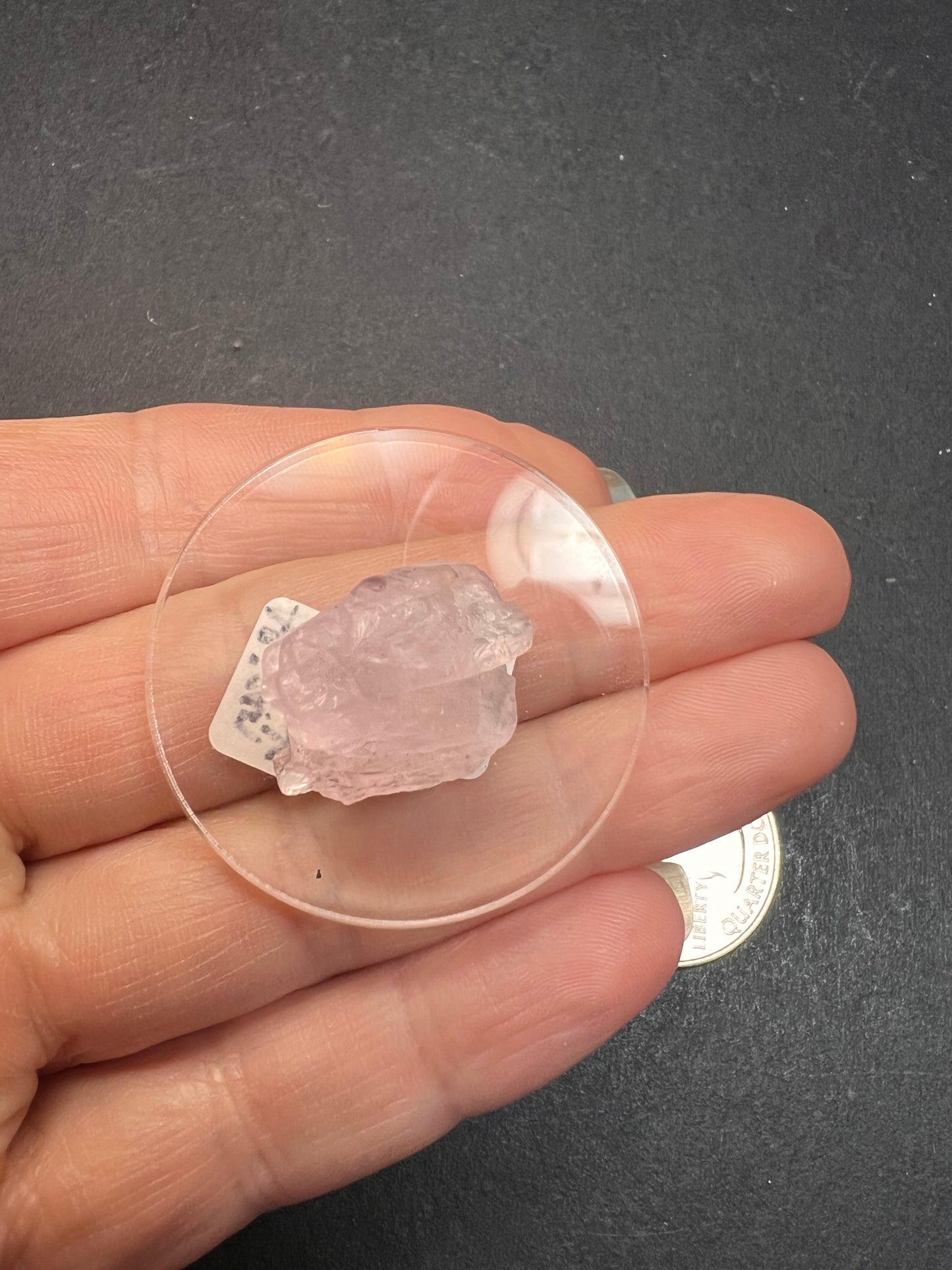 Rough African morganite specimen 7.41 grams