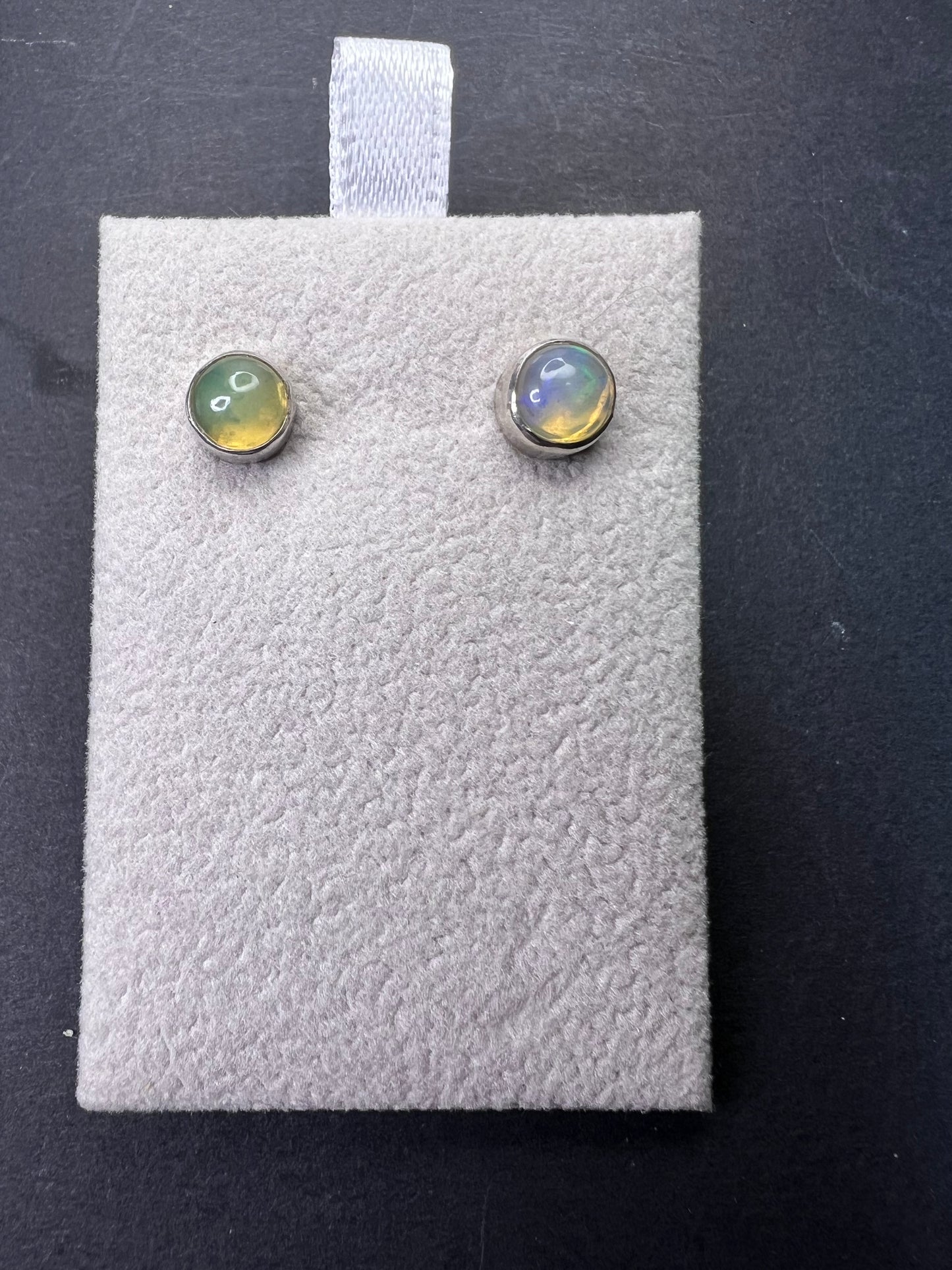 Ethiopian sterling silver stud earrings