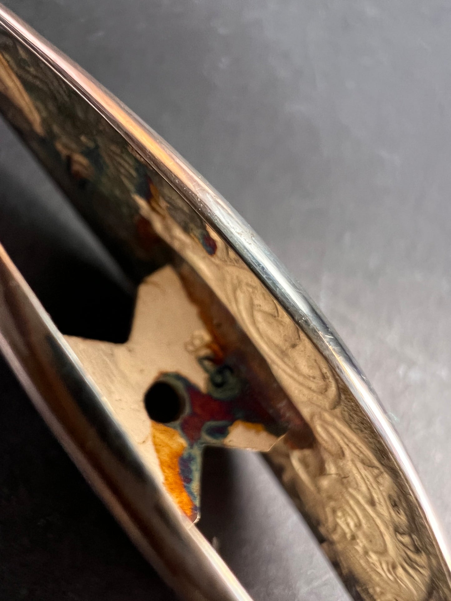 Vintage Reo Sterling Silver Tatting Shuttle Pendant Dead Stock