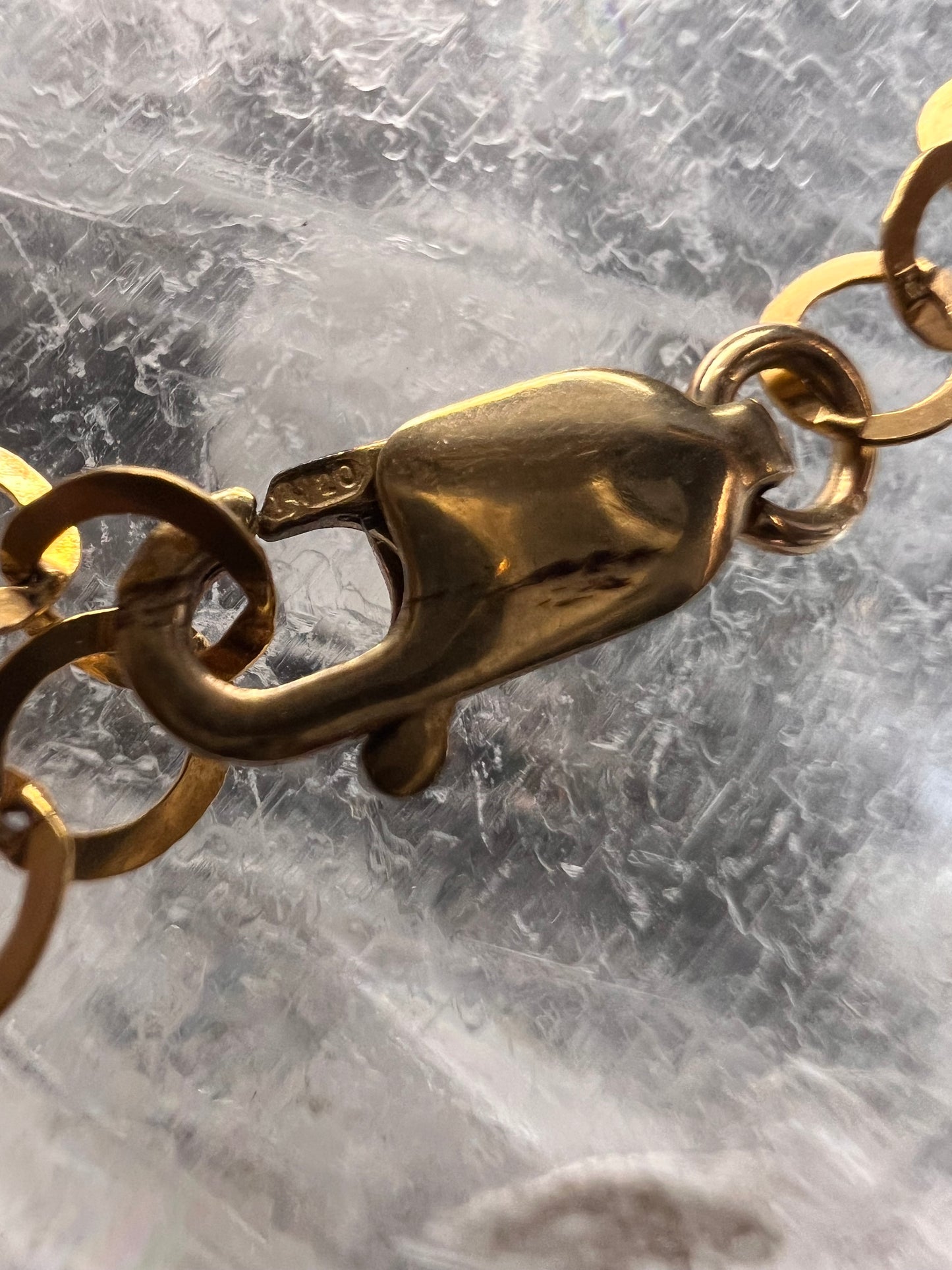 Gold Filled Necklace with Baroque Pearl and Pink Faceted Gemstone Beads