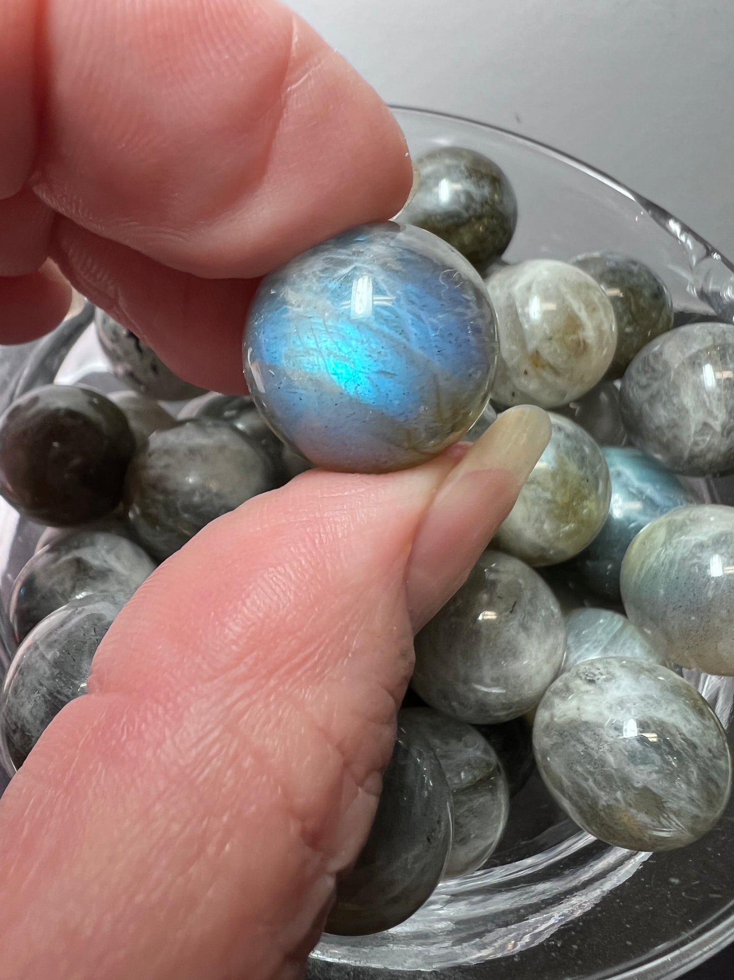 Labradorite marbles