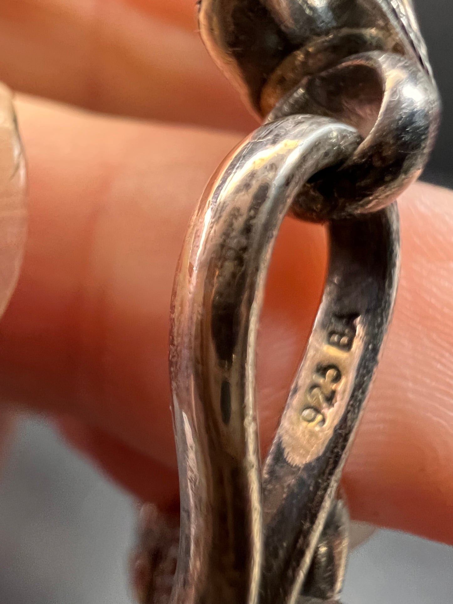 Vintage Suarti Bali sterling silver bracelet 7.75 inch