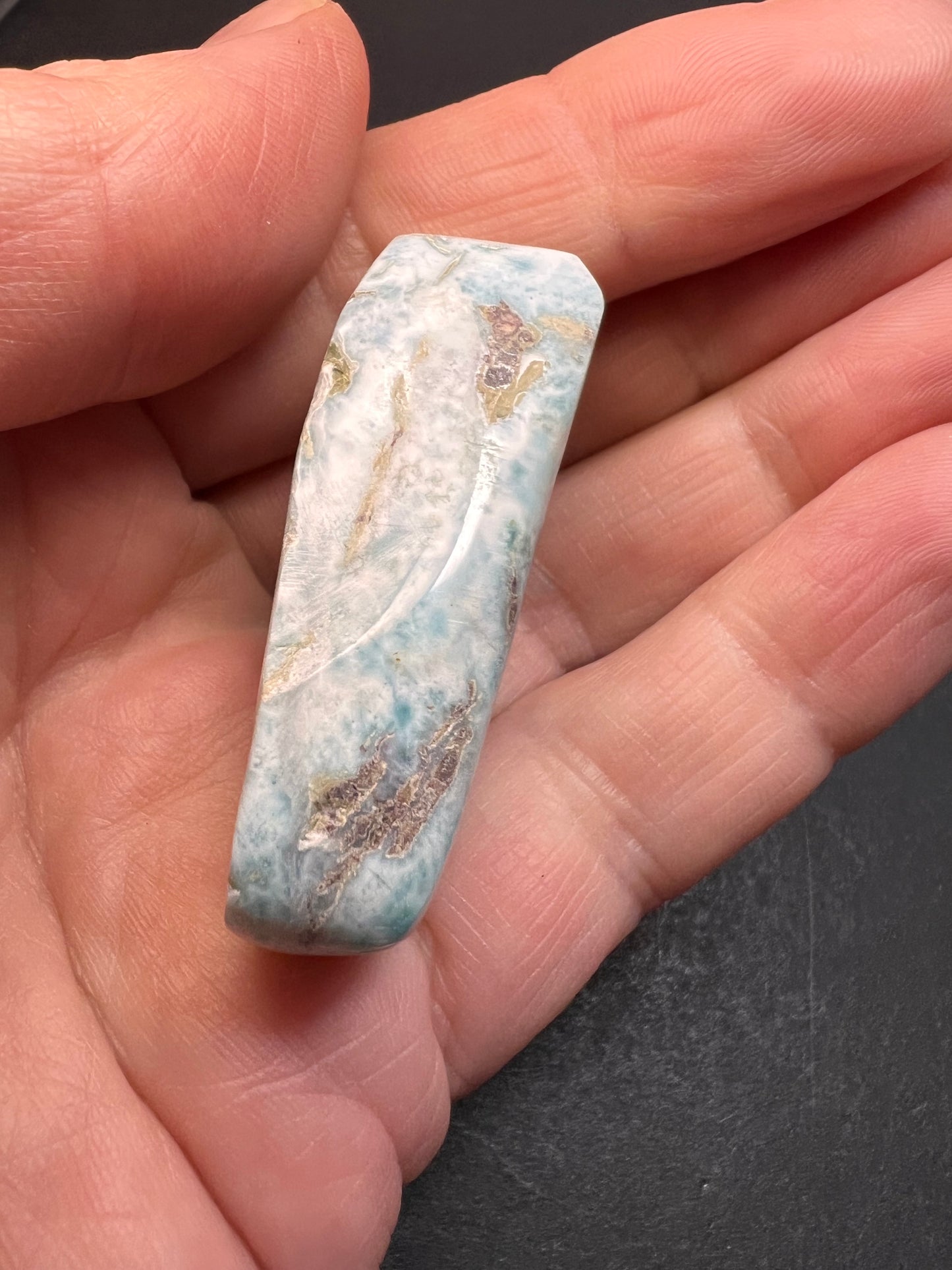 Larimar tumble 33.59 grams