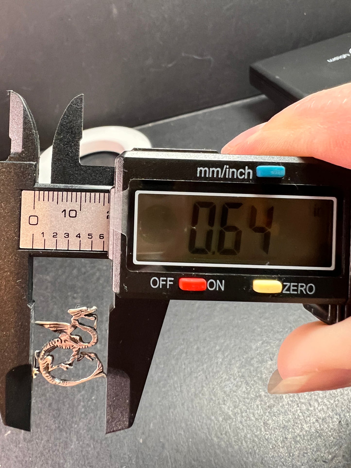 Vintage Sterling Silver Welsh Dragon Charm 925