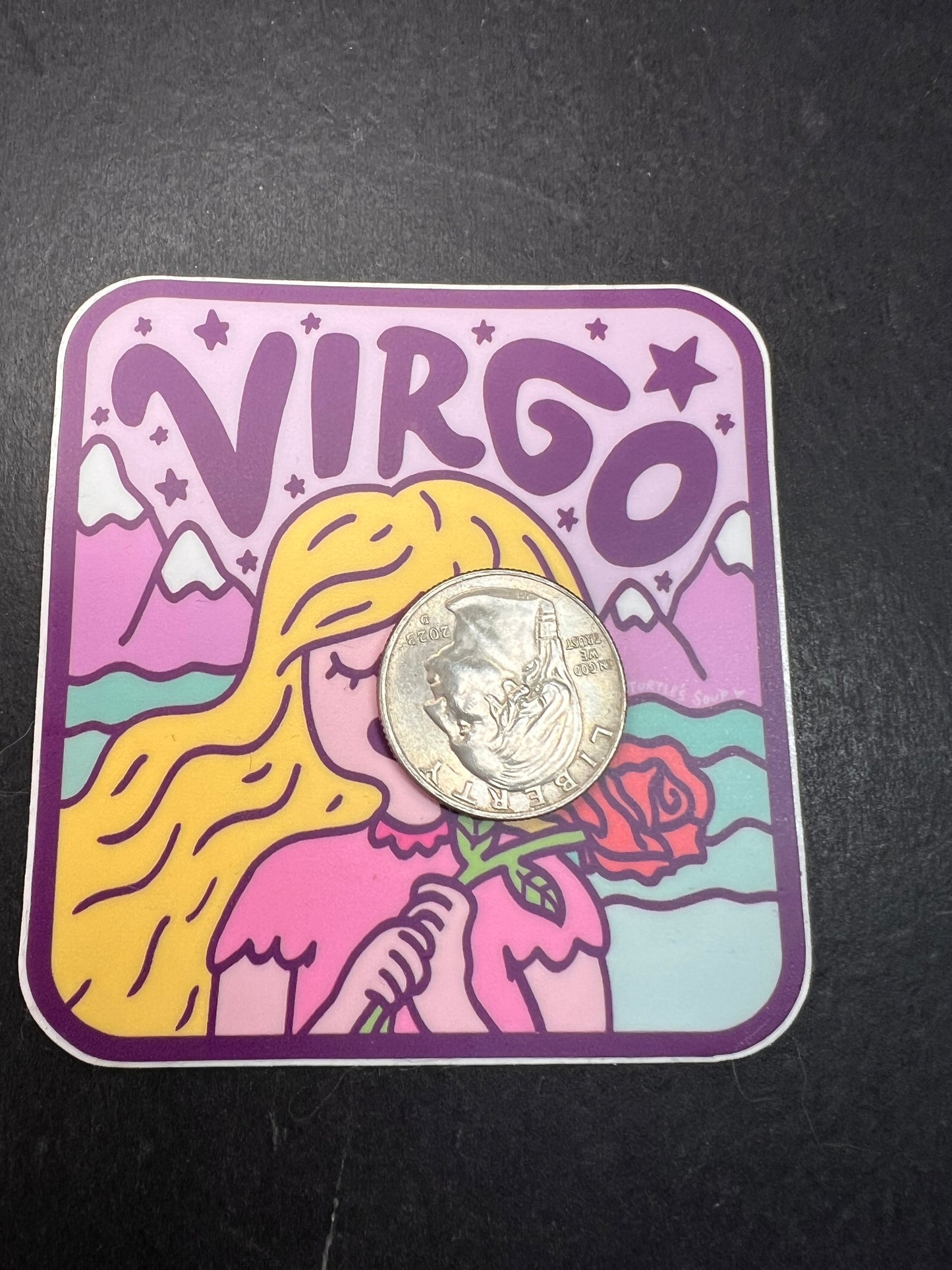 Turtle’s Soup Virgo Zodiac Sticker – Waterproof Vinyl