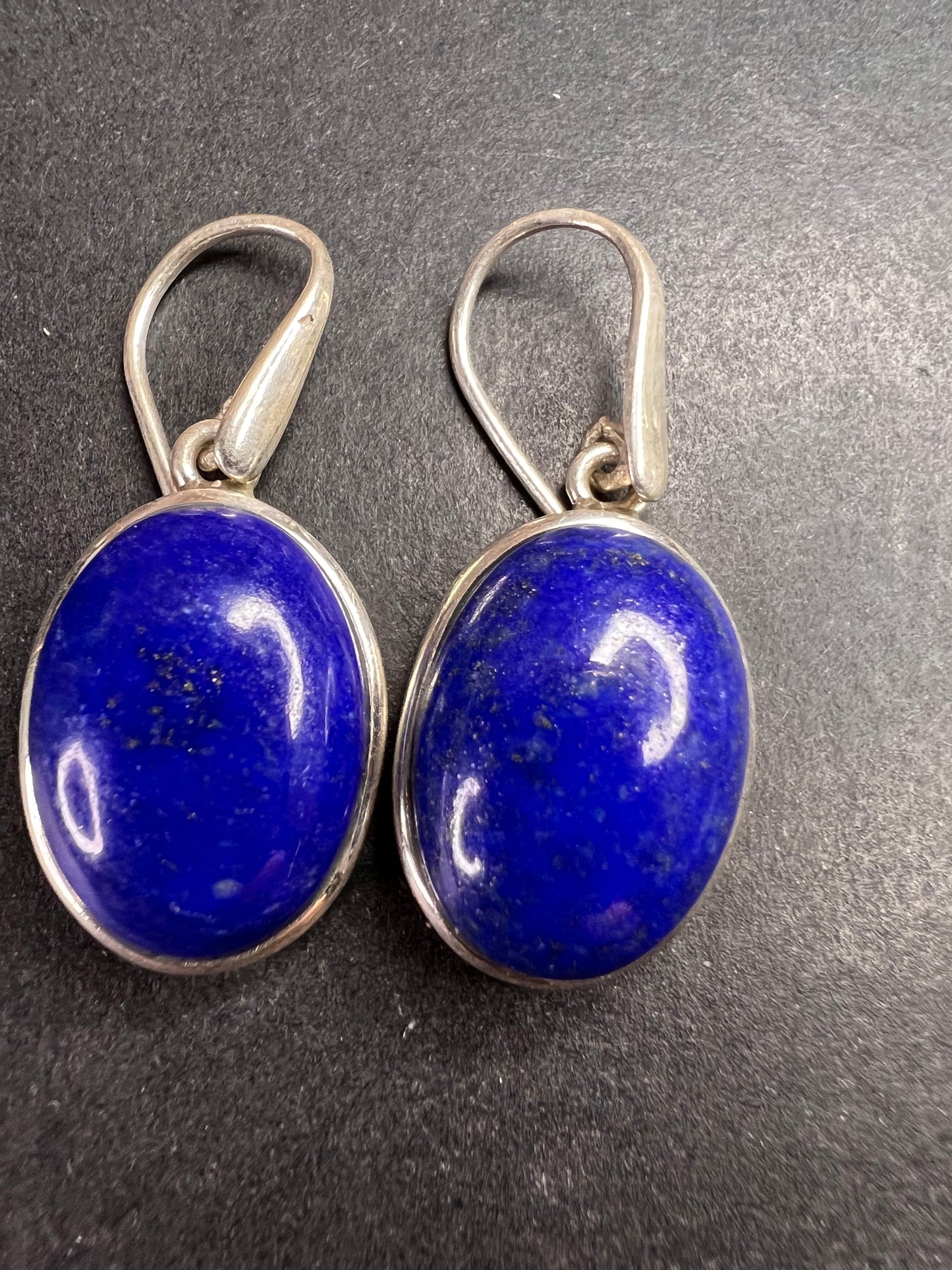 NEW Lapis lazuli sterling silver earrings 8.83 grams