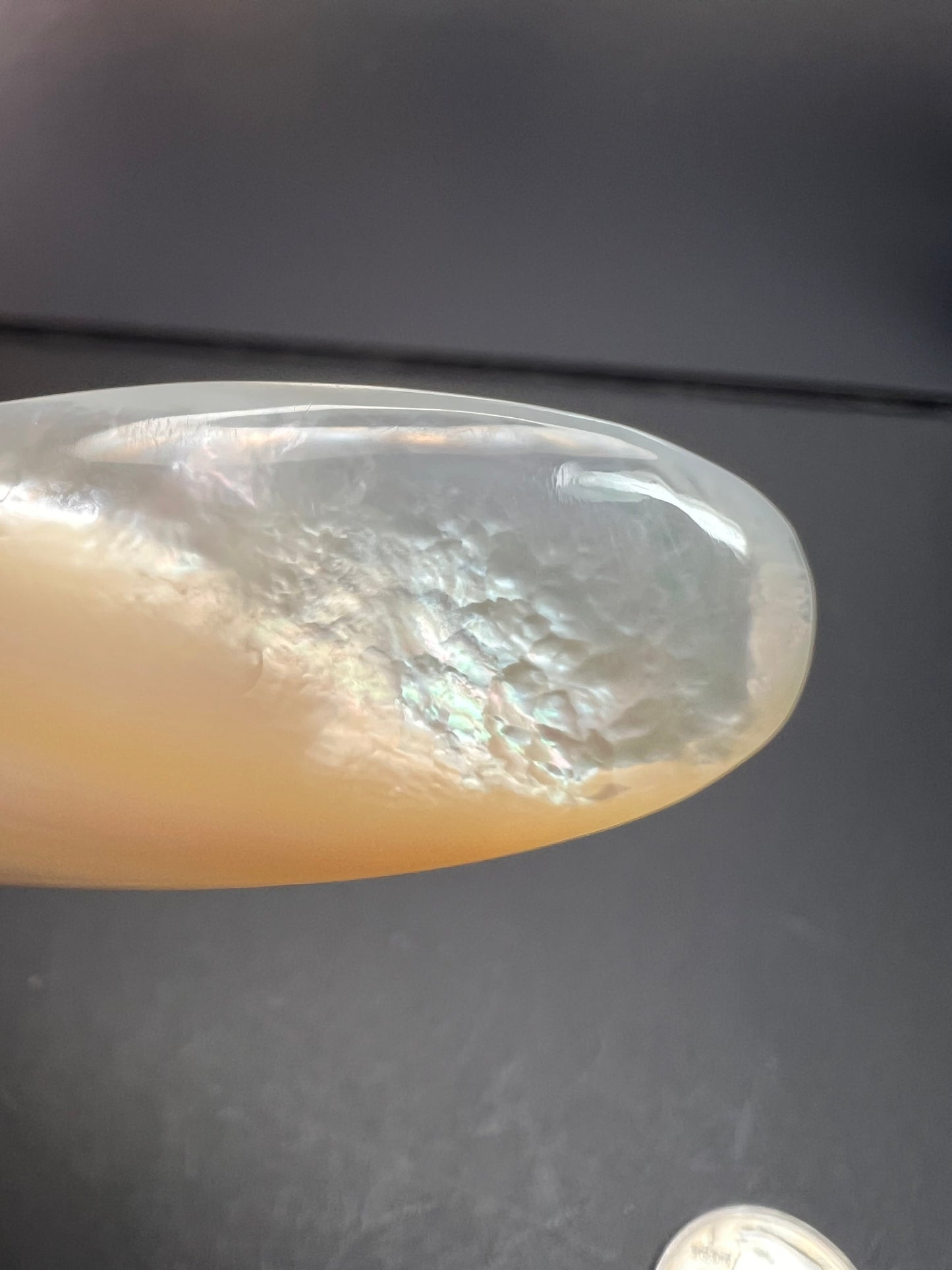 Vintage REO 925 Sterling Mother of Pearl Whistle Pendant Dead Stock