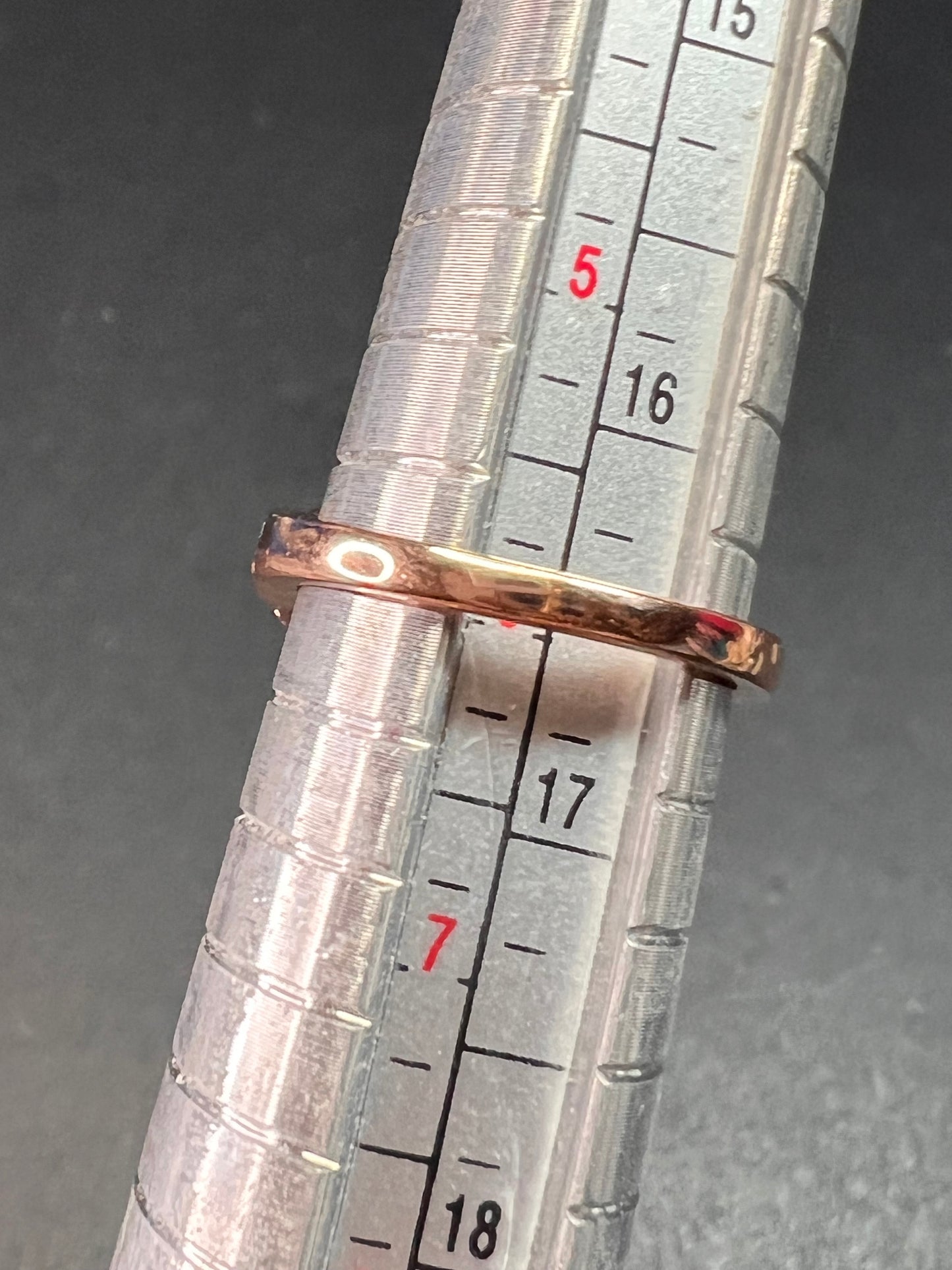 NEW Pink Moissanite lotus ring in rose gold vermeil 925 size 6