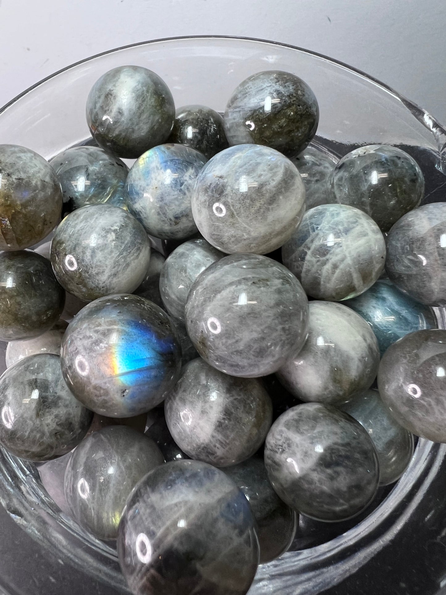 Labradorite marbles