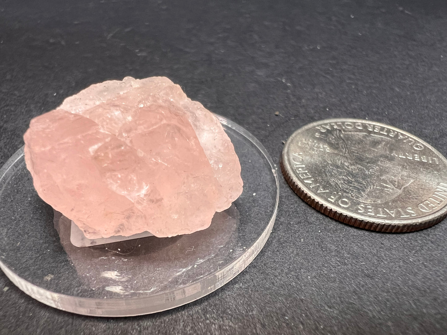 Rough African morganite specimen 10.95 grams