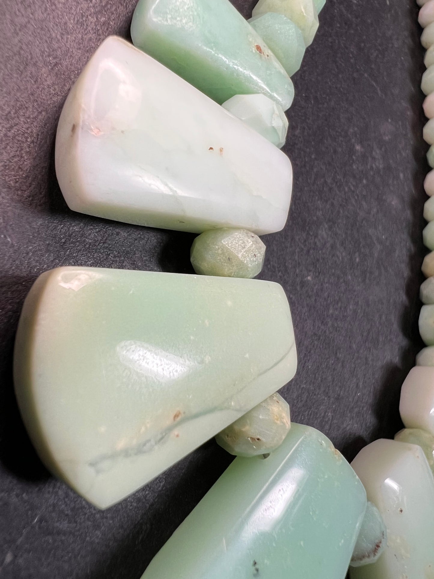 Jay King Chrysoprase Sterling Silver Necklace 18in w Ext