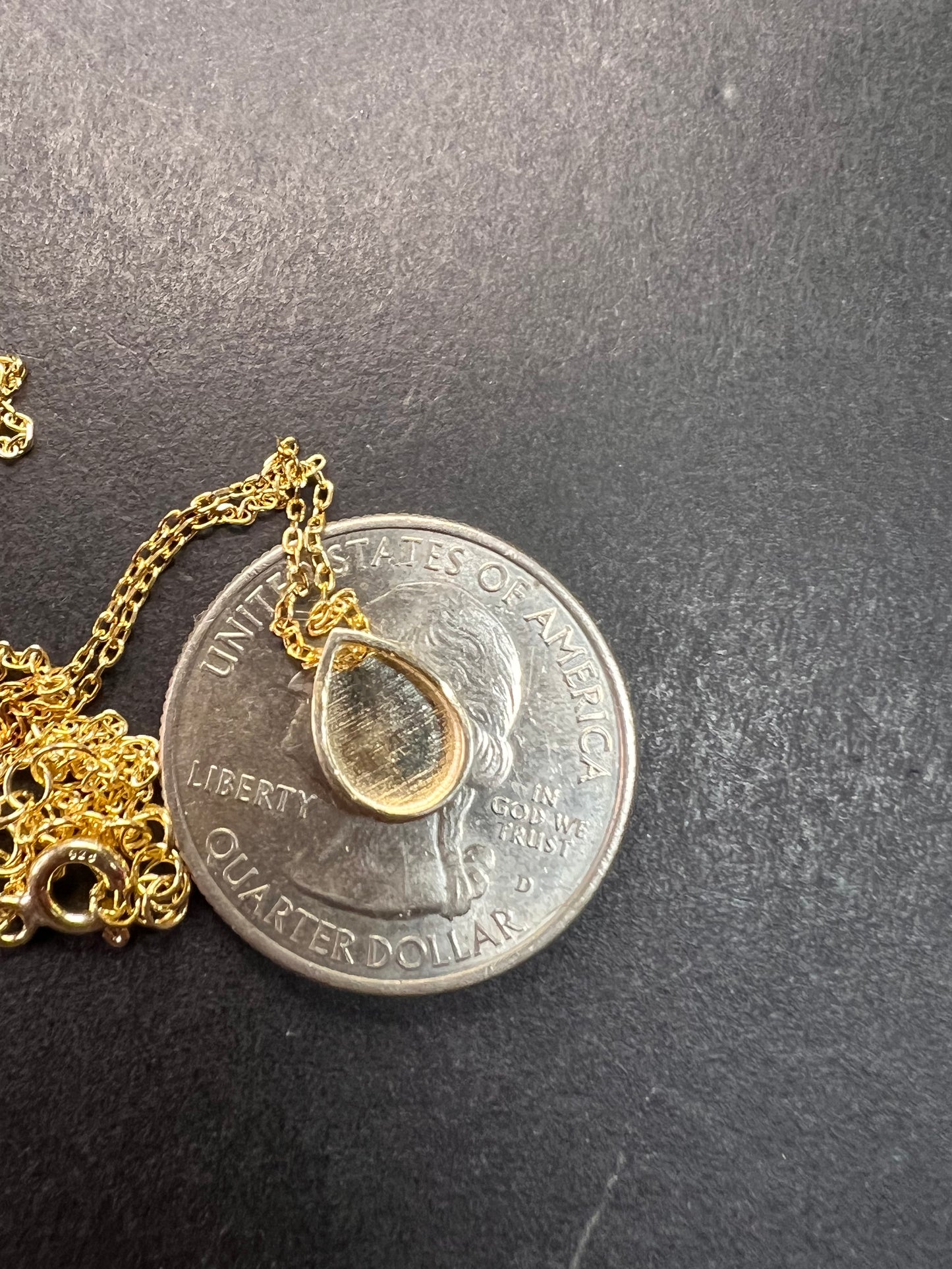 NEW sterling silver initial K pendant and chain 16 inch necklace