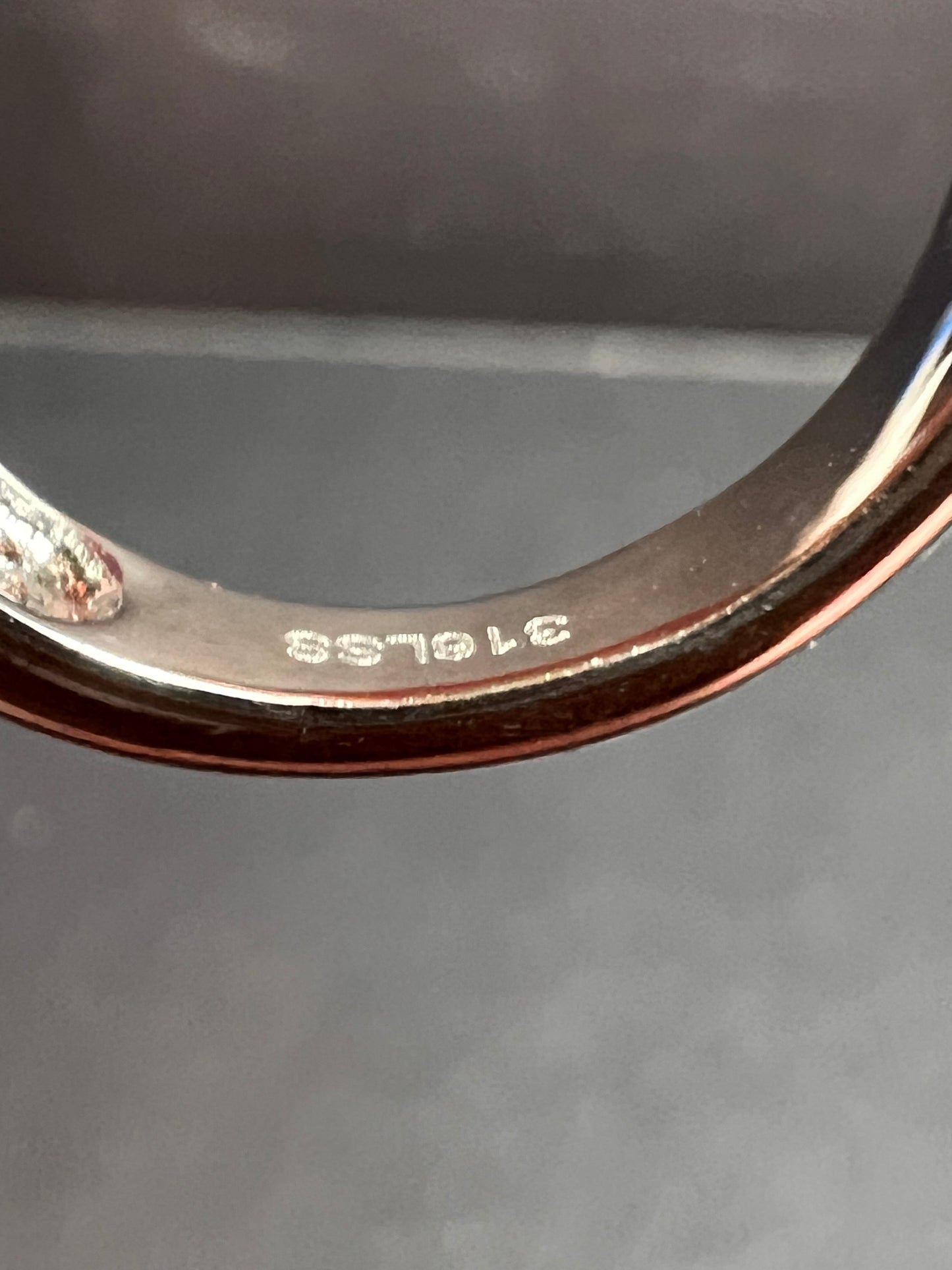 NEW Labradorite stainless steel ring size 7