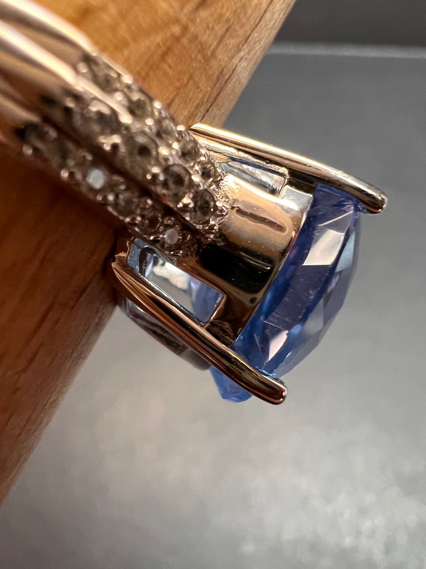 NEW color change fluorite sterling silver ring size 7