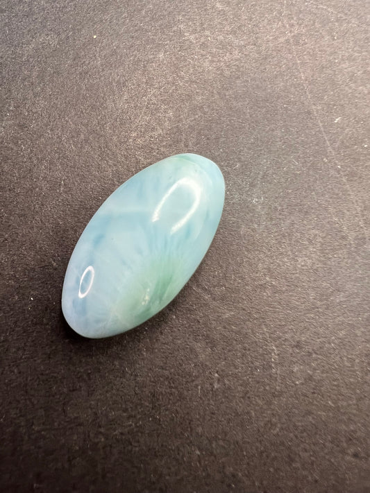 Larimar oval cabochon 5.03 grams