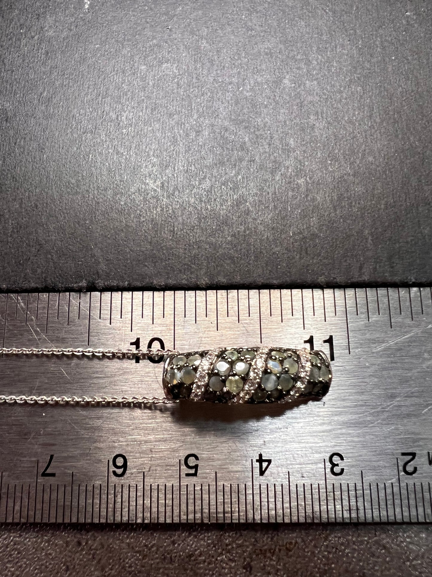 NEW Narsipatnam alexandrite sterling silver pendant necklace