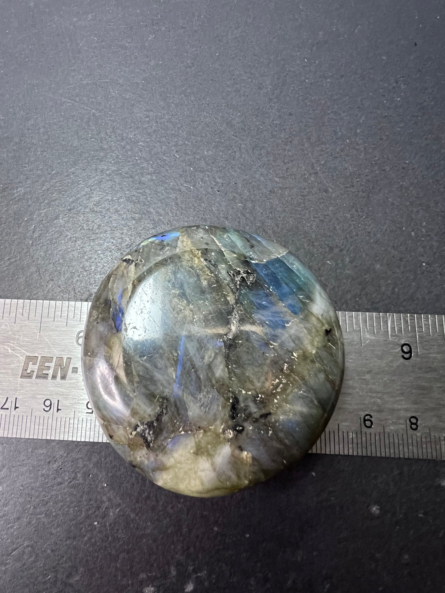 Labradorite palm stone