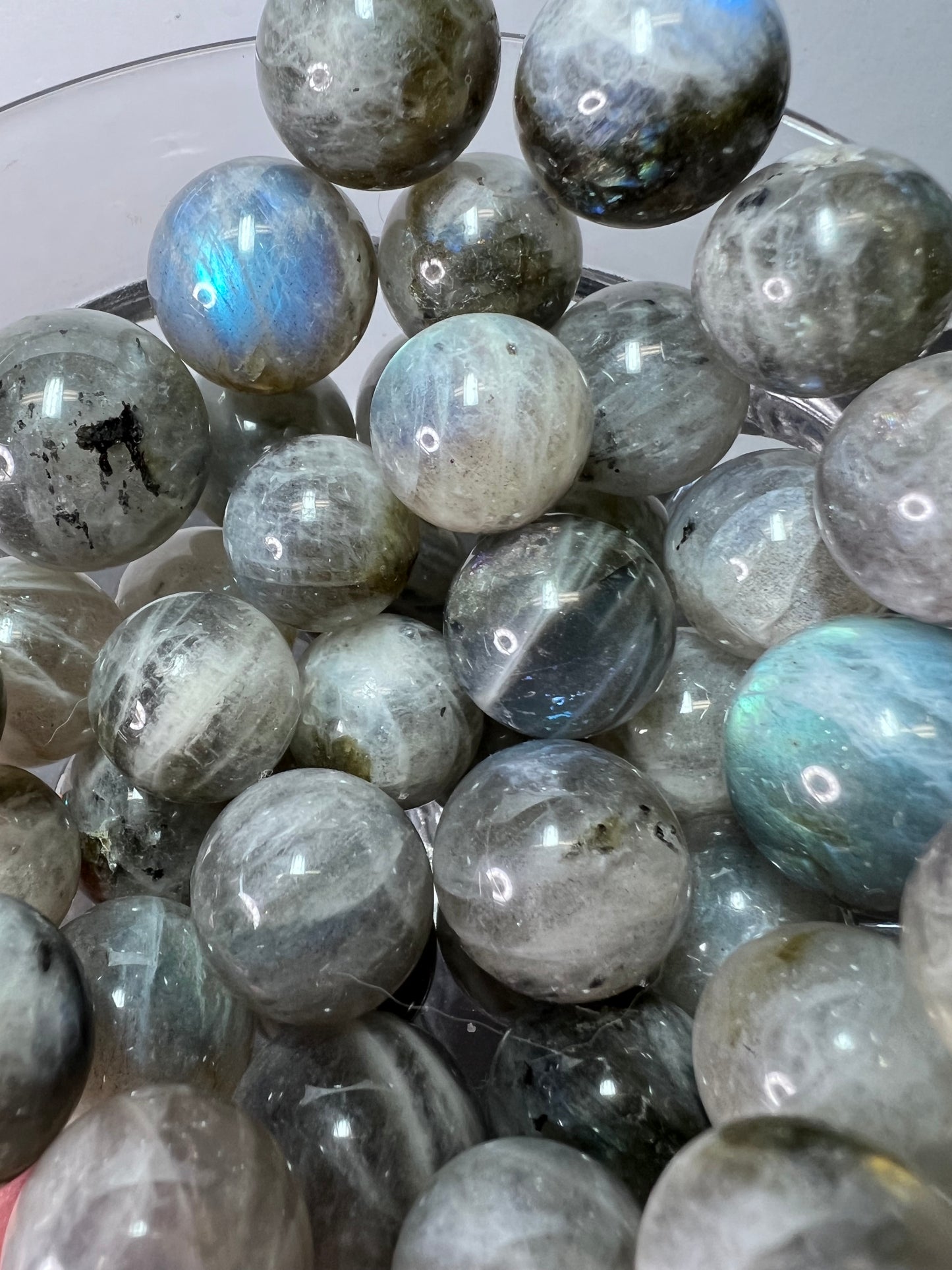 Labradorite marbles