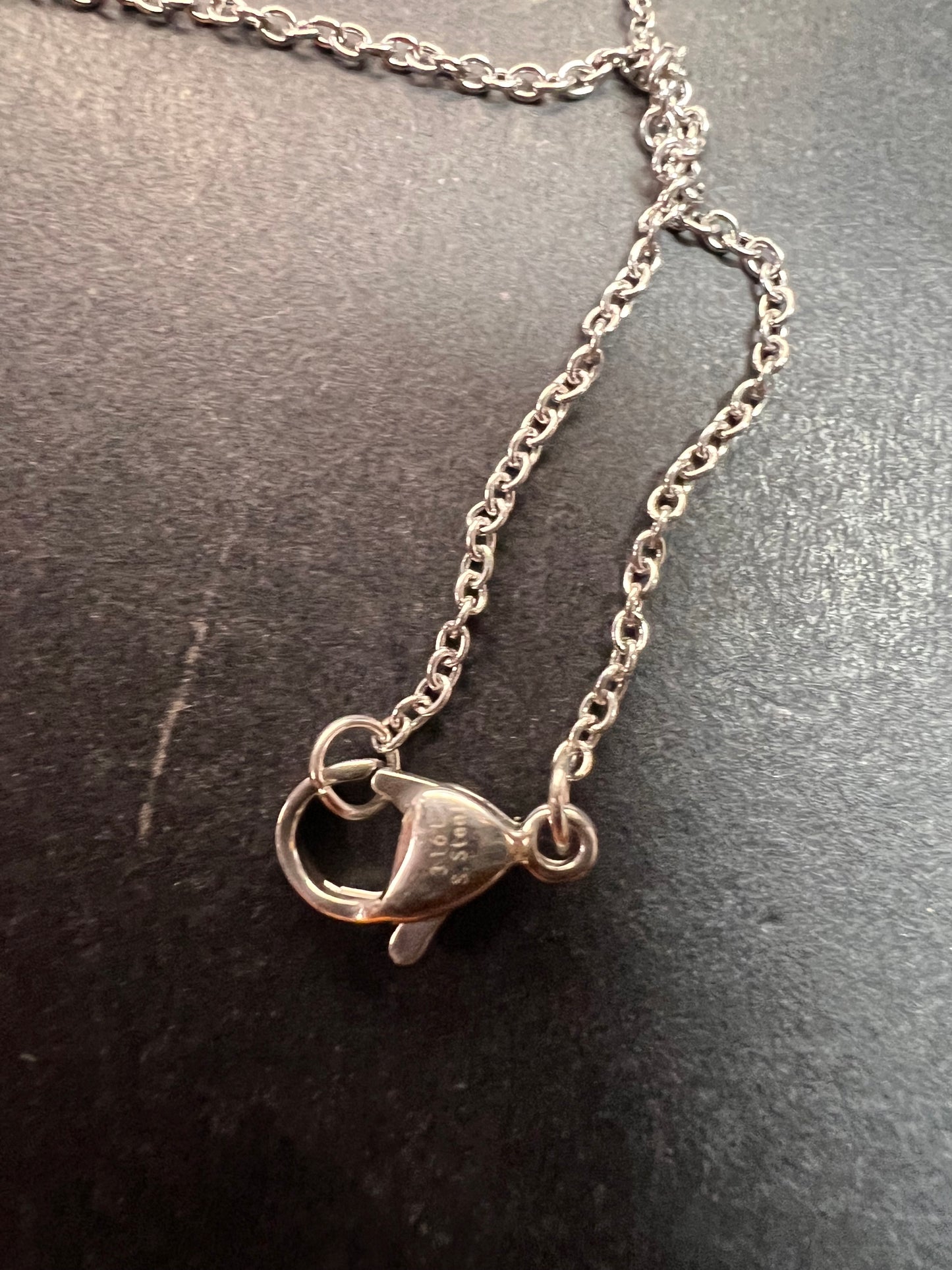 NEW Connemara marble claddagh pendant in sterling silver