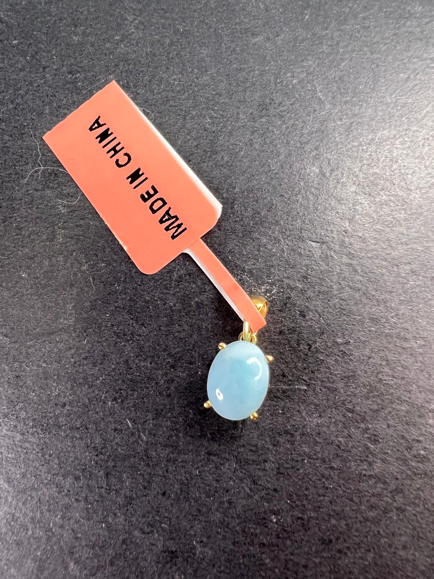 10k gold larimar pendant *NEW*