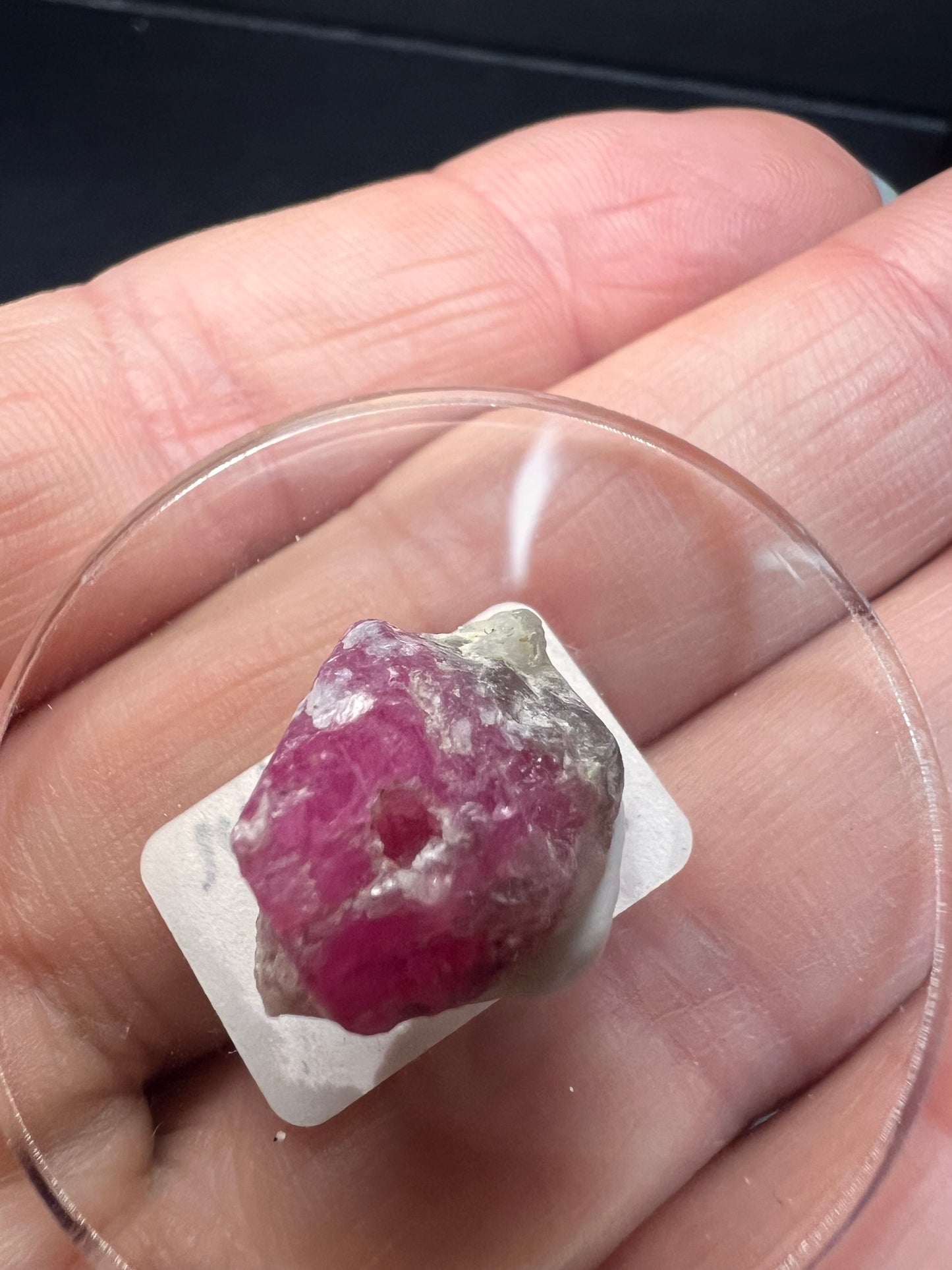 Ruby rough specimen from Afghanistan