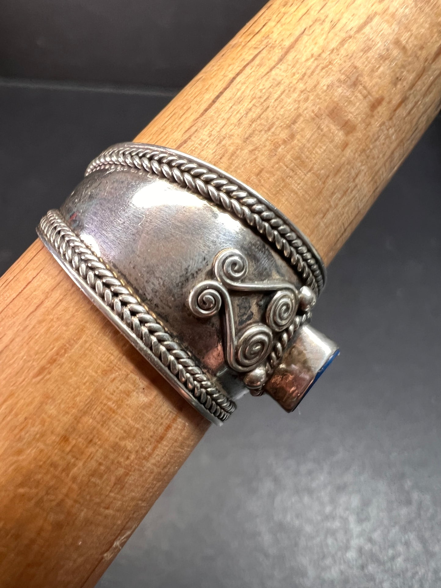 Vintage Sterling Silver Heart Ring | Indonesian Artisan | Size 10–10.25