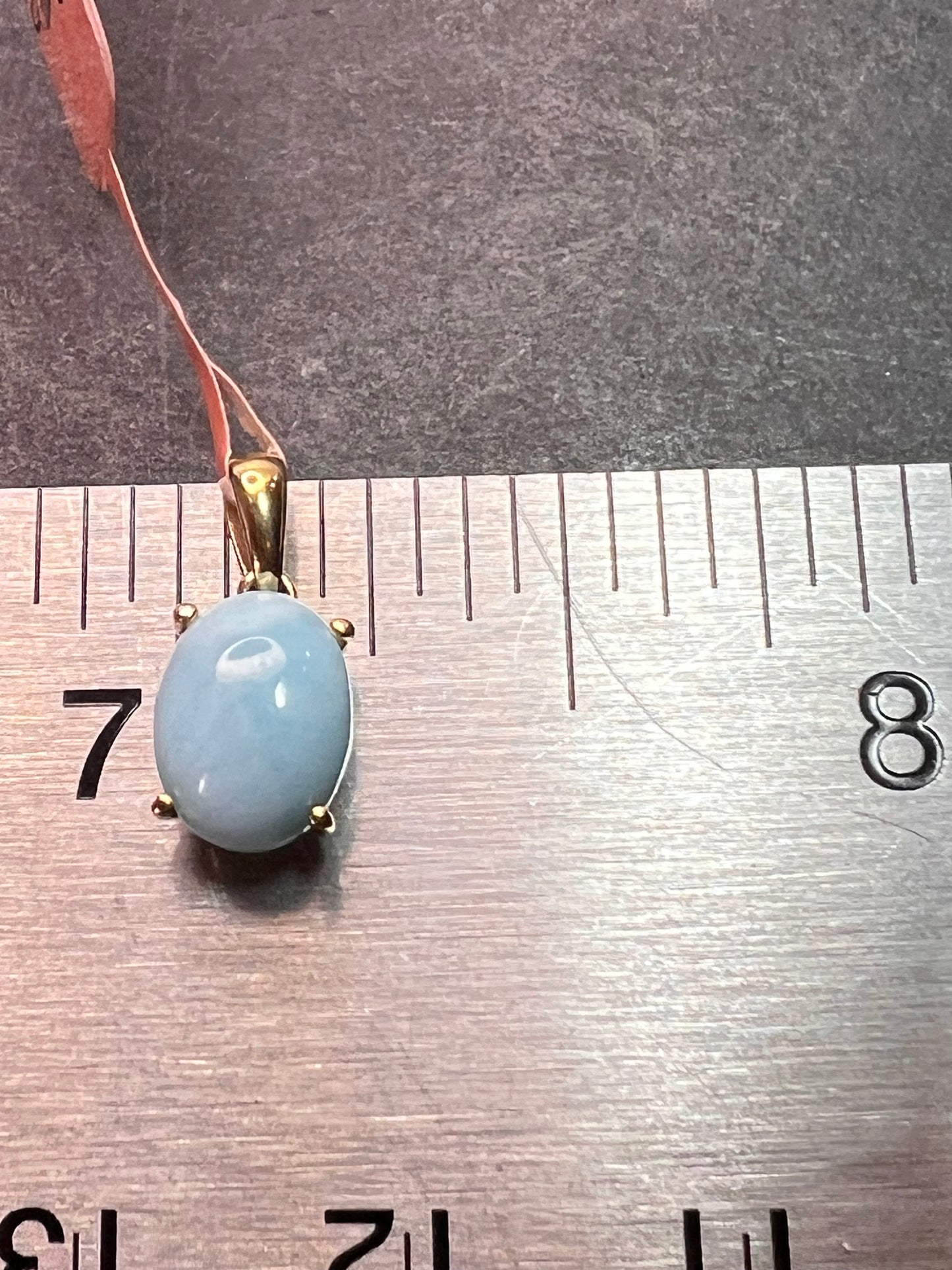 10k gold larimar pendant *NEW*