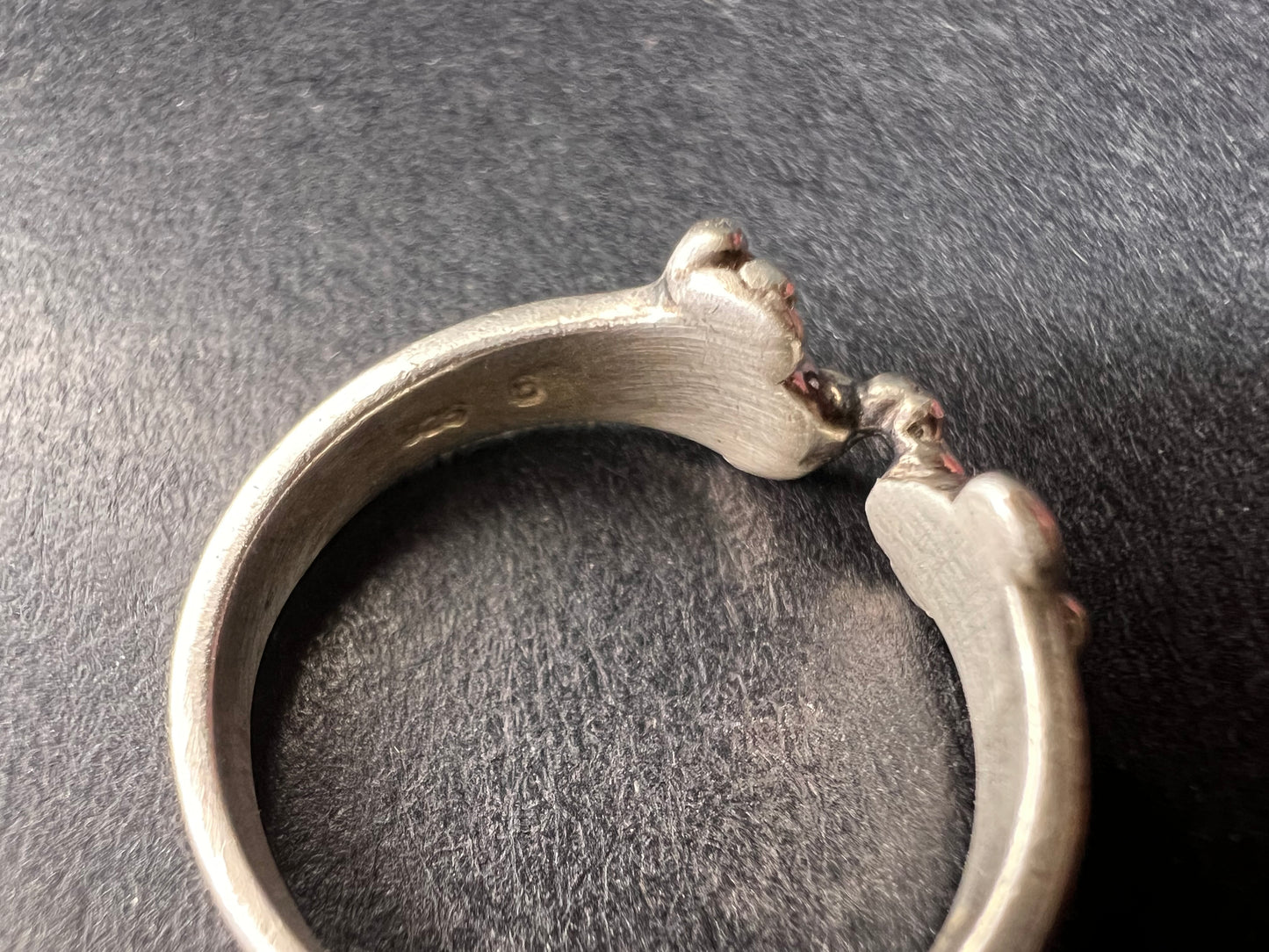 Vintage Disney Mickey Mouse sterling silver signed ring size 6