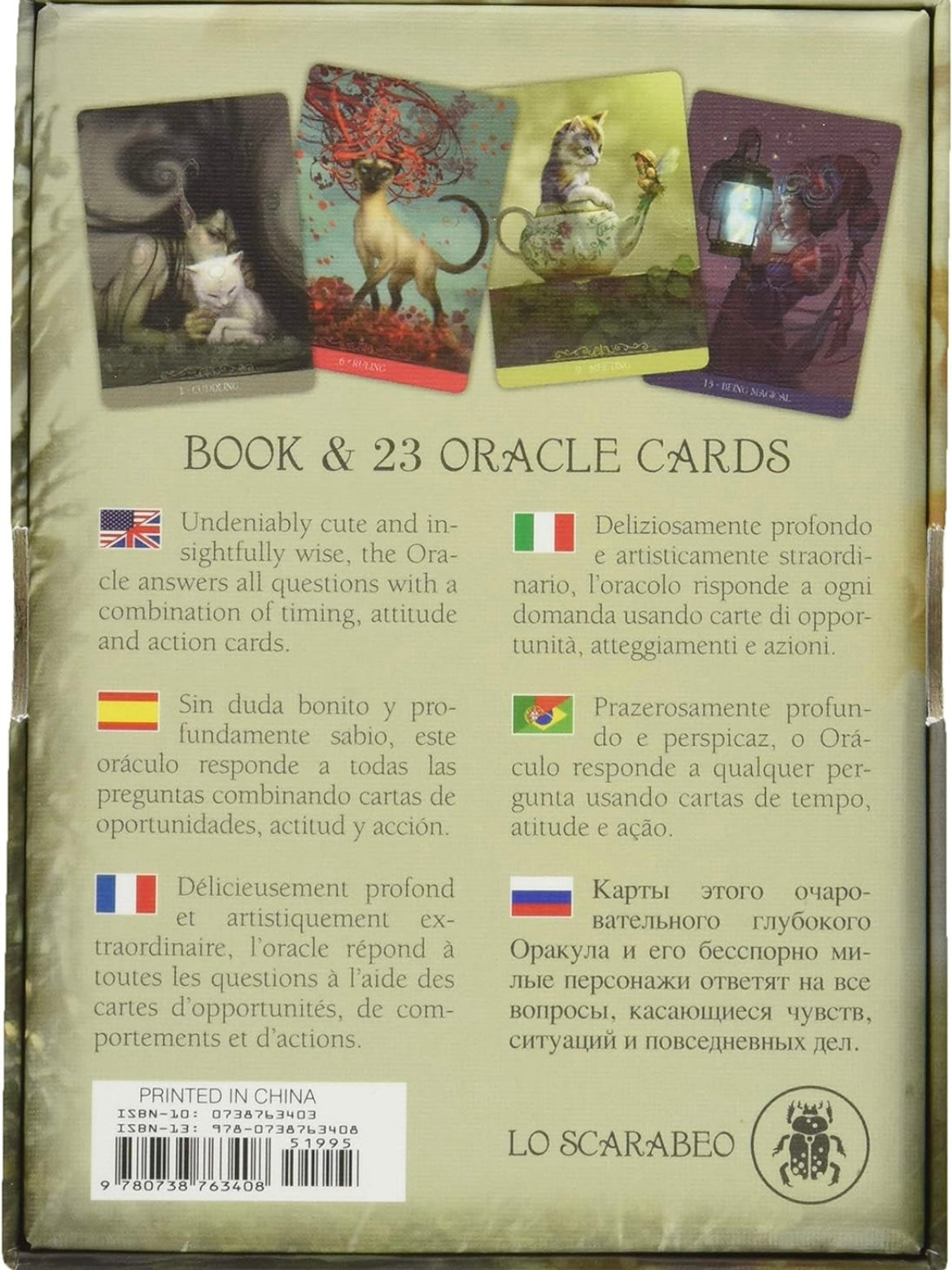 Fantasy cats oracle deck from Paulo Barbieri