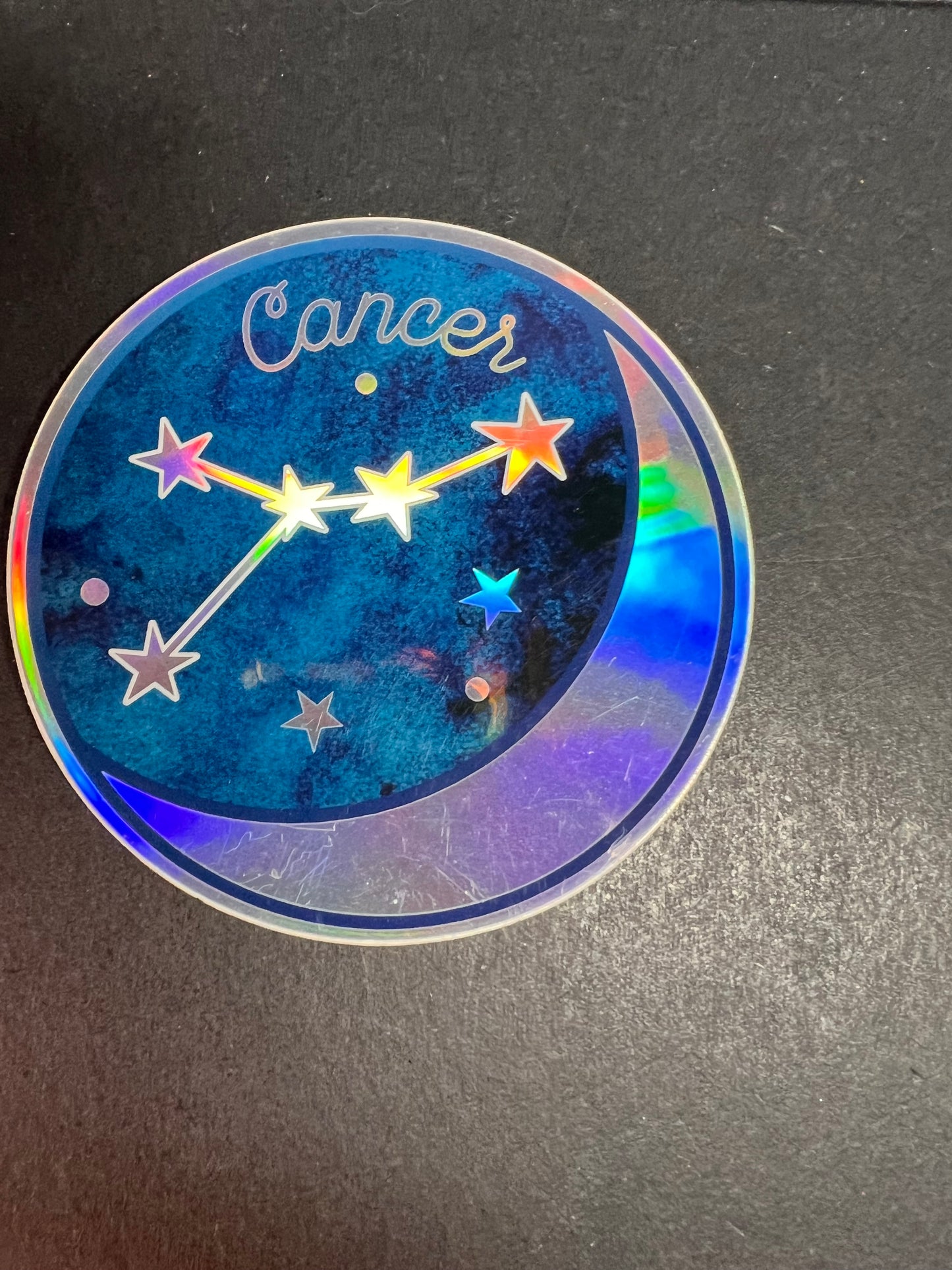 Cancer Holographic Sticker – Wild Flower