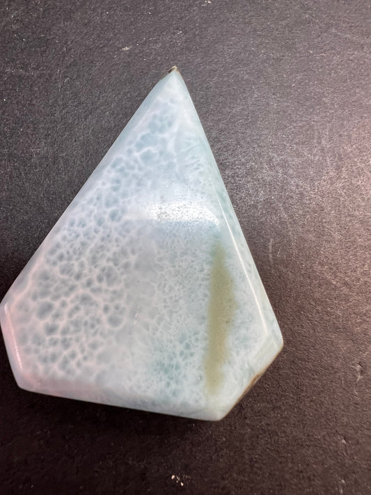 Larimar diamond shaped cabochon 13.90 grams