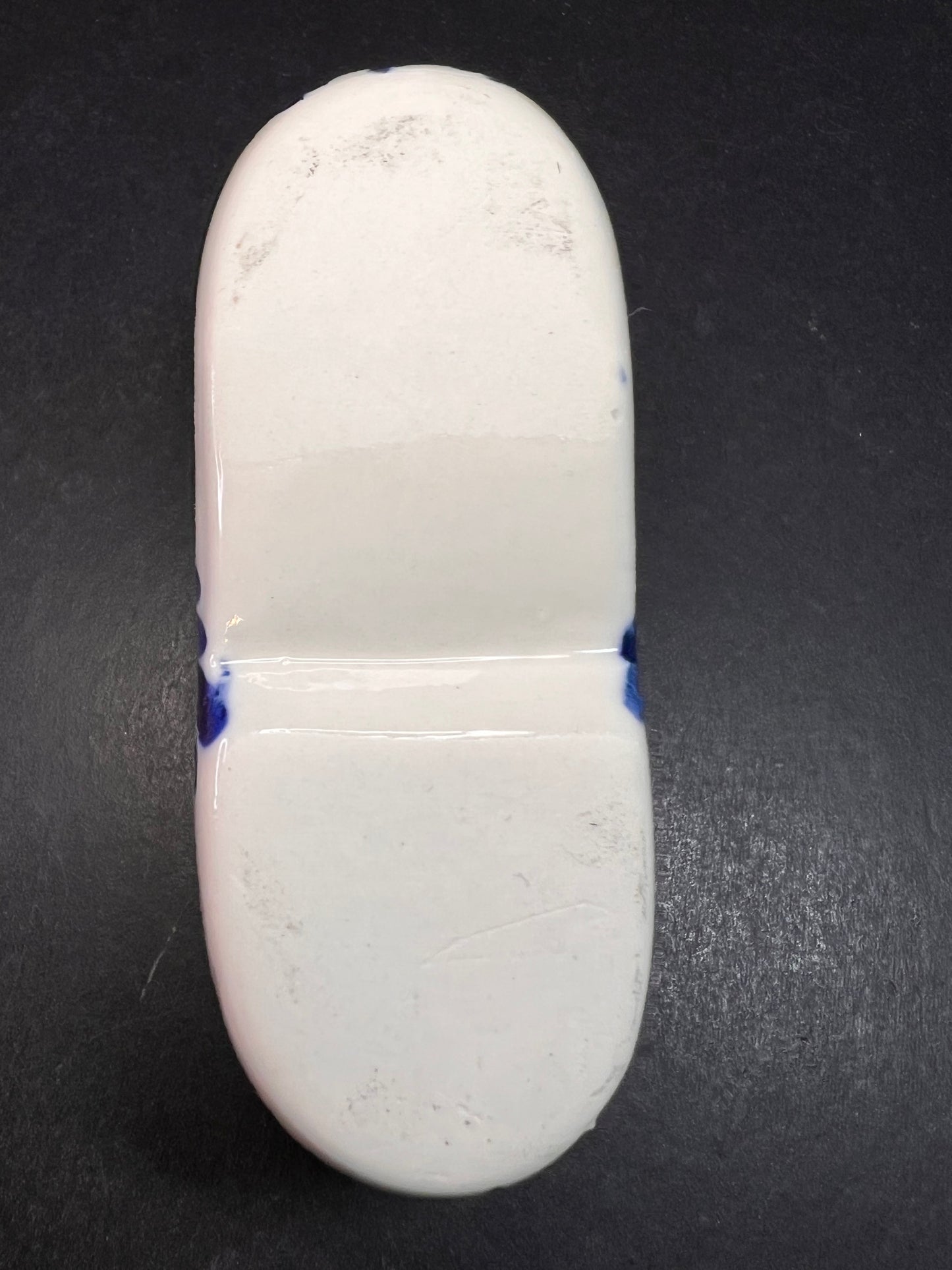 Vintage Blue White Delft Style Ceramic Dutch Clog Souvenir Trinket Dish 4"