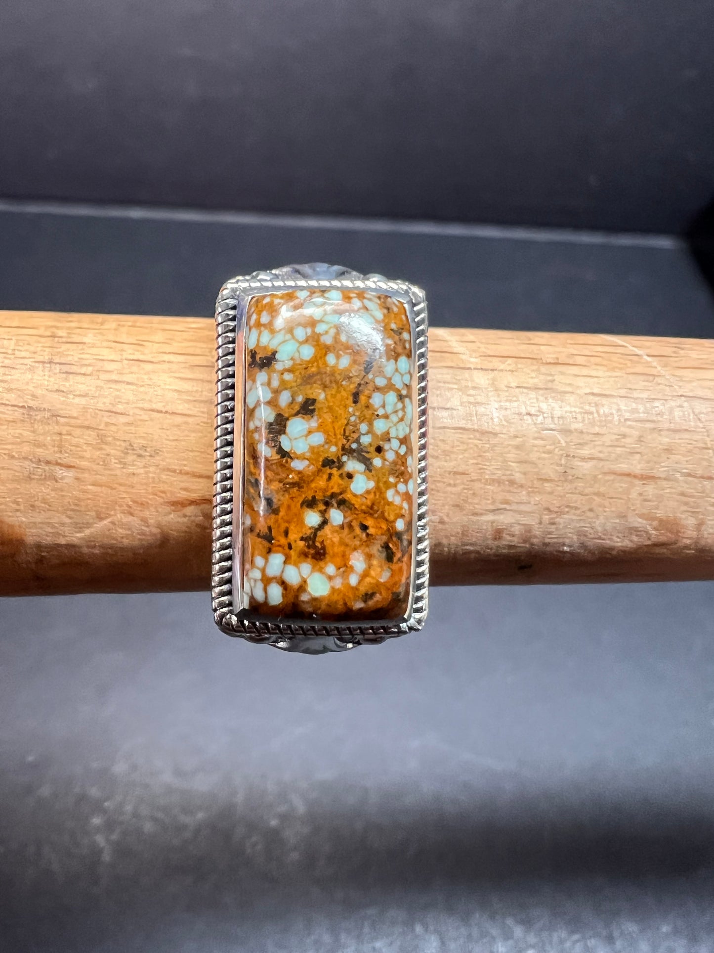 NEW Blue Horizon turquoise sterling silver ring size 7