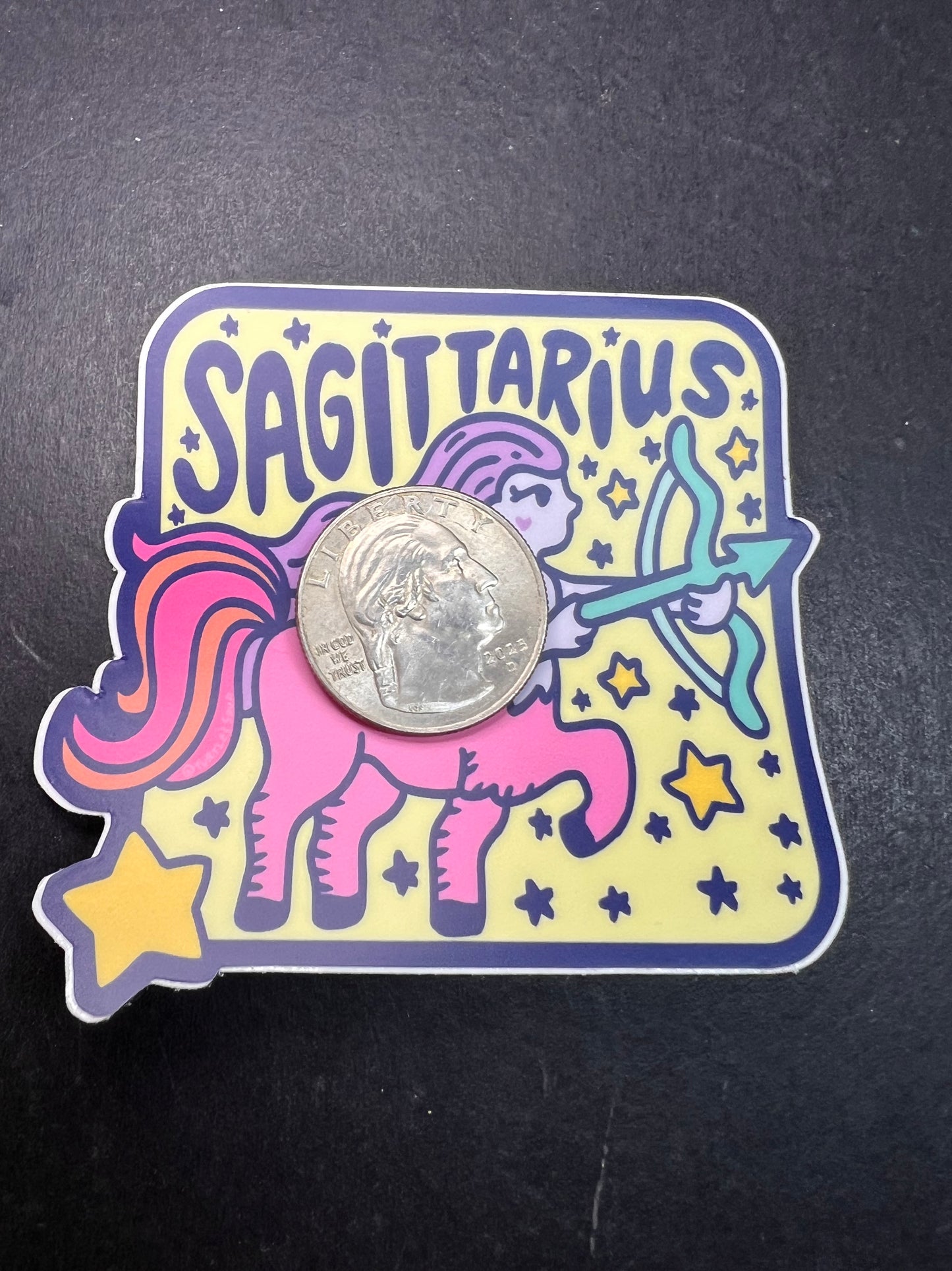 Turtle’s Soup Sagittarius Zodiac Sticker – Waterproof Vinyl