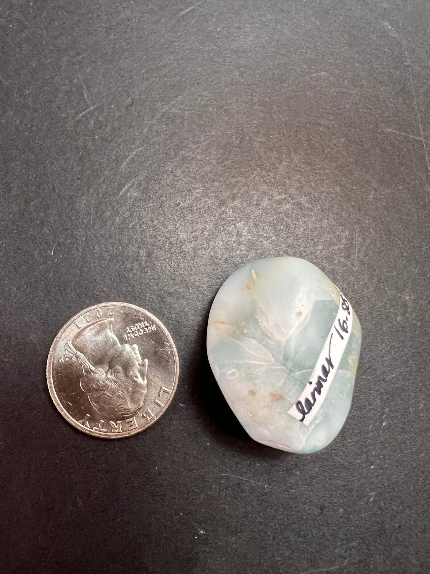 Larimar tumble 20.04 grams